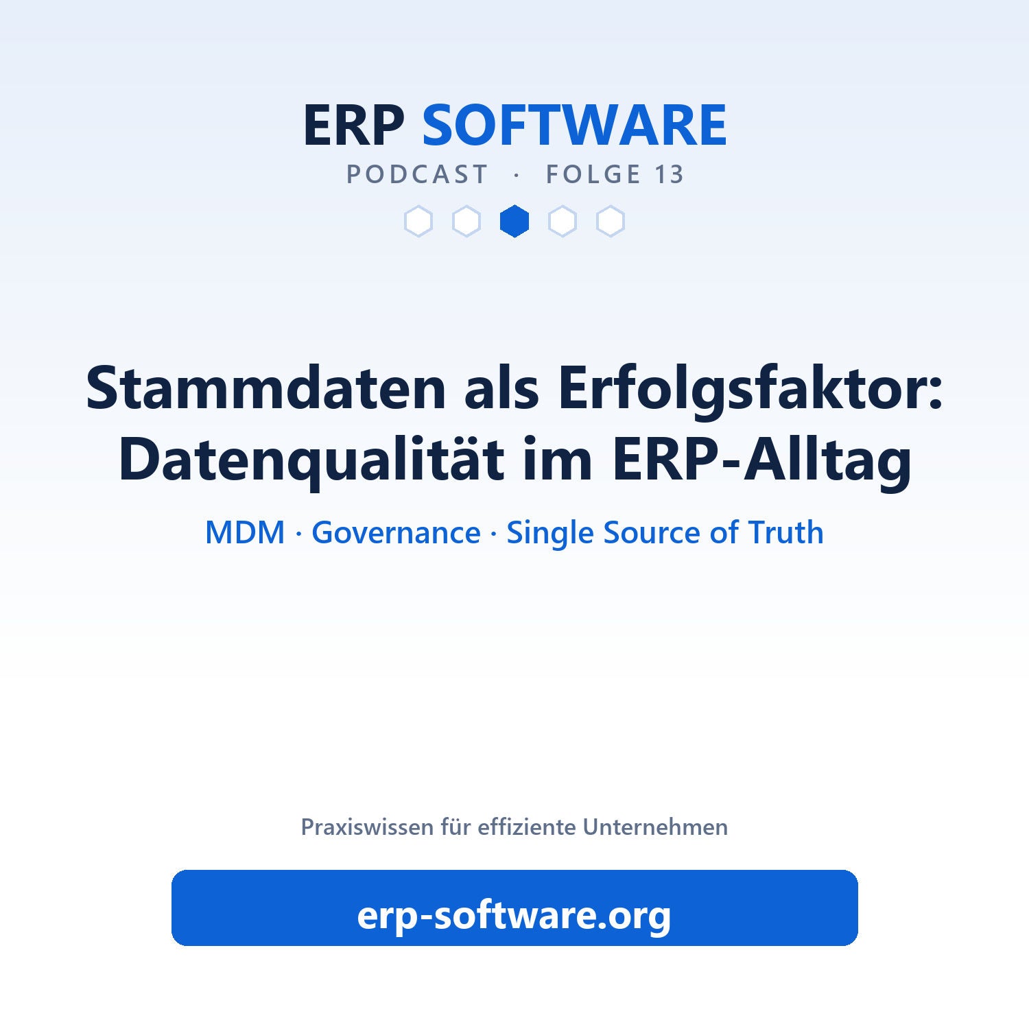Folge 13: Stammdaten als Erfolgsfaktor: wenn Artikelnummern das Geschäft bremsen