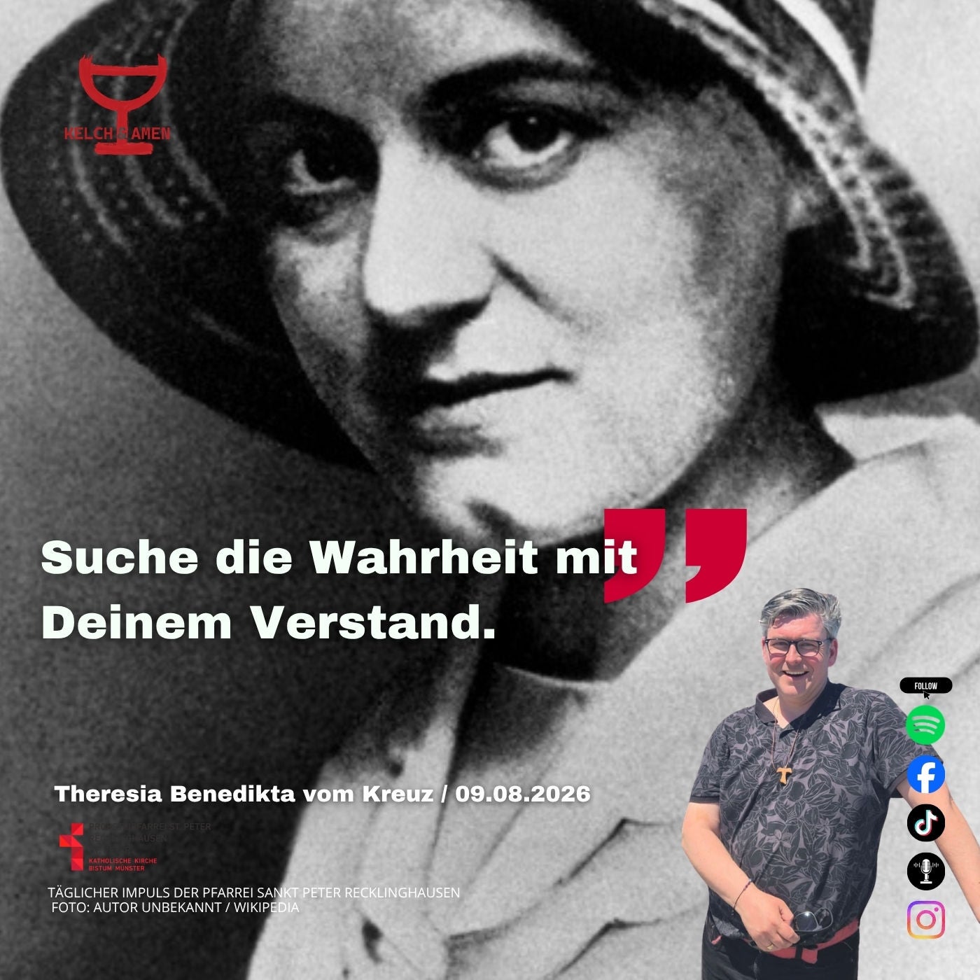 Theresia Benedikta vom Kreuz // 9.8.2026