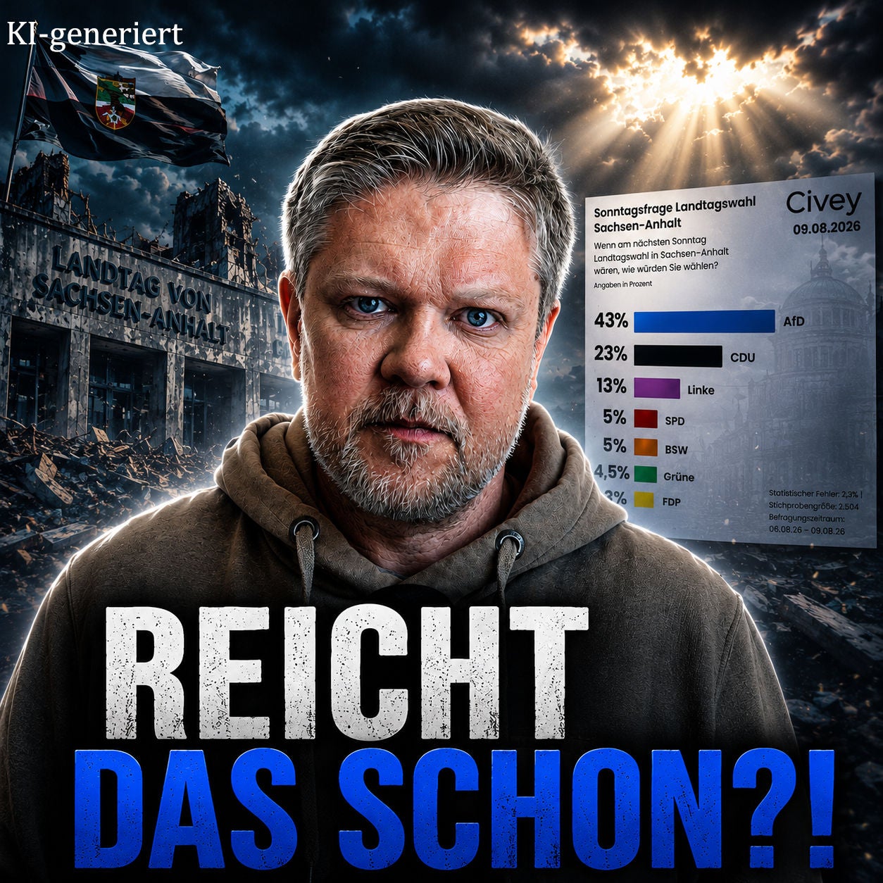 #681: 43 % für die AfD!