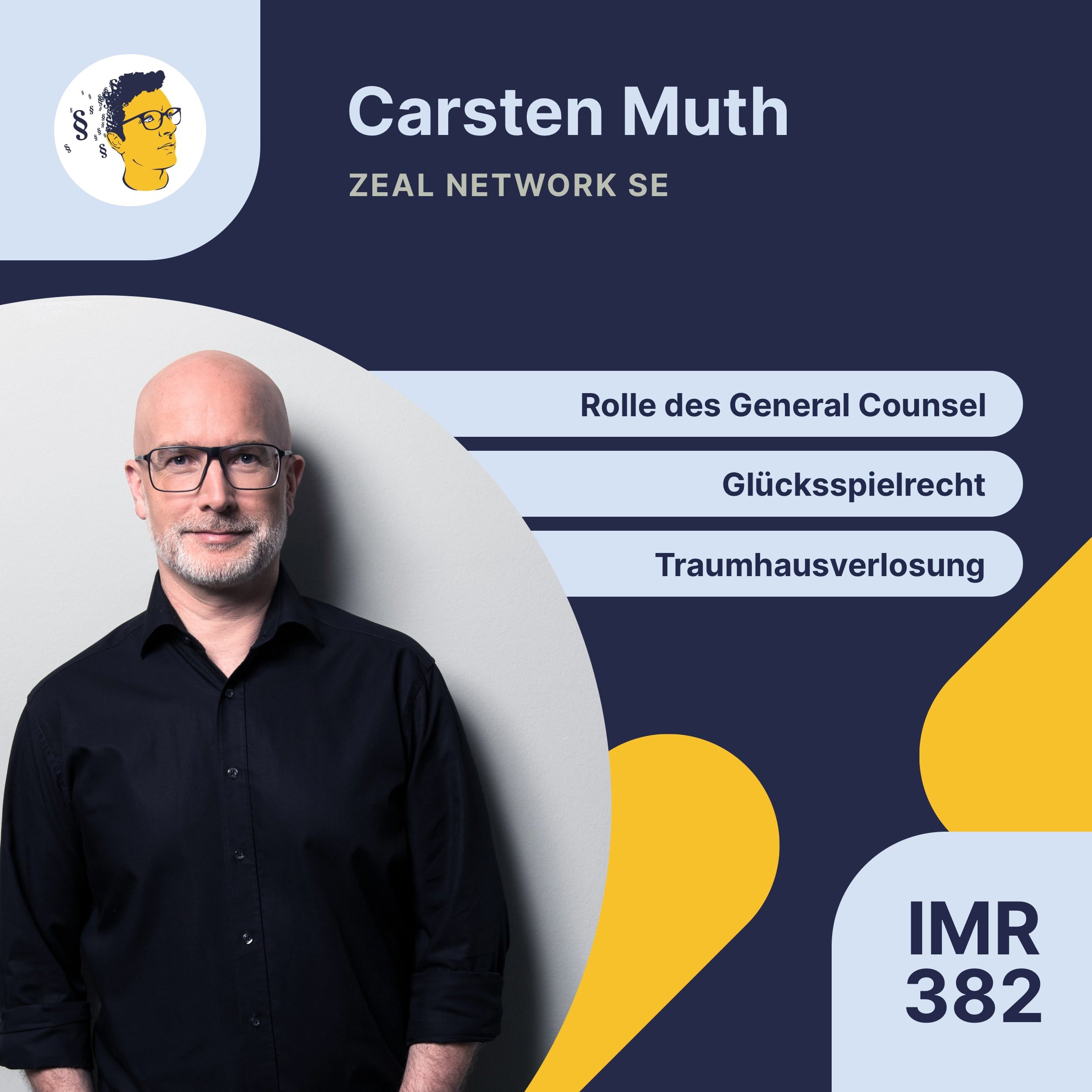 IMR382: Glücksspielrecht, Legal Operations, KI-Workflows im Vertragsmanagement, Produktentwicklung, Karriereweg General Counsel