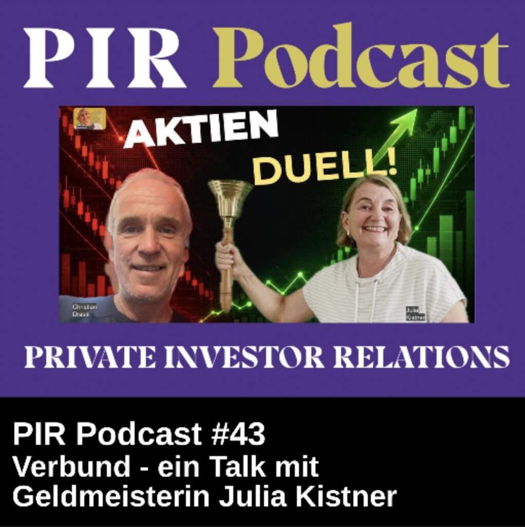 Private Investor Relations Podcast #43: Verbund und DAX-Peers - ein Talk mit Geldmeisterin Julia Kistner