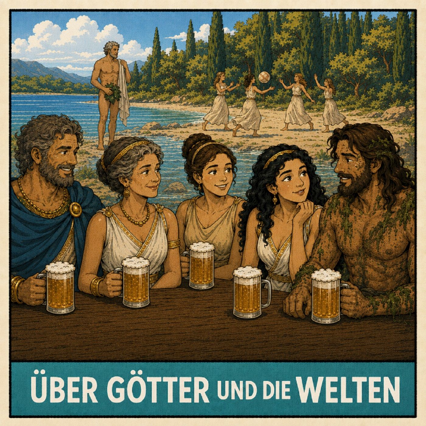 72 Odysseus und Nausikaa schämen sich