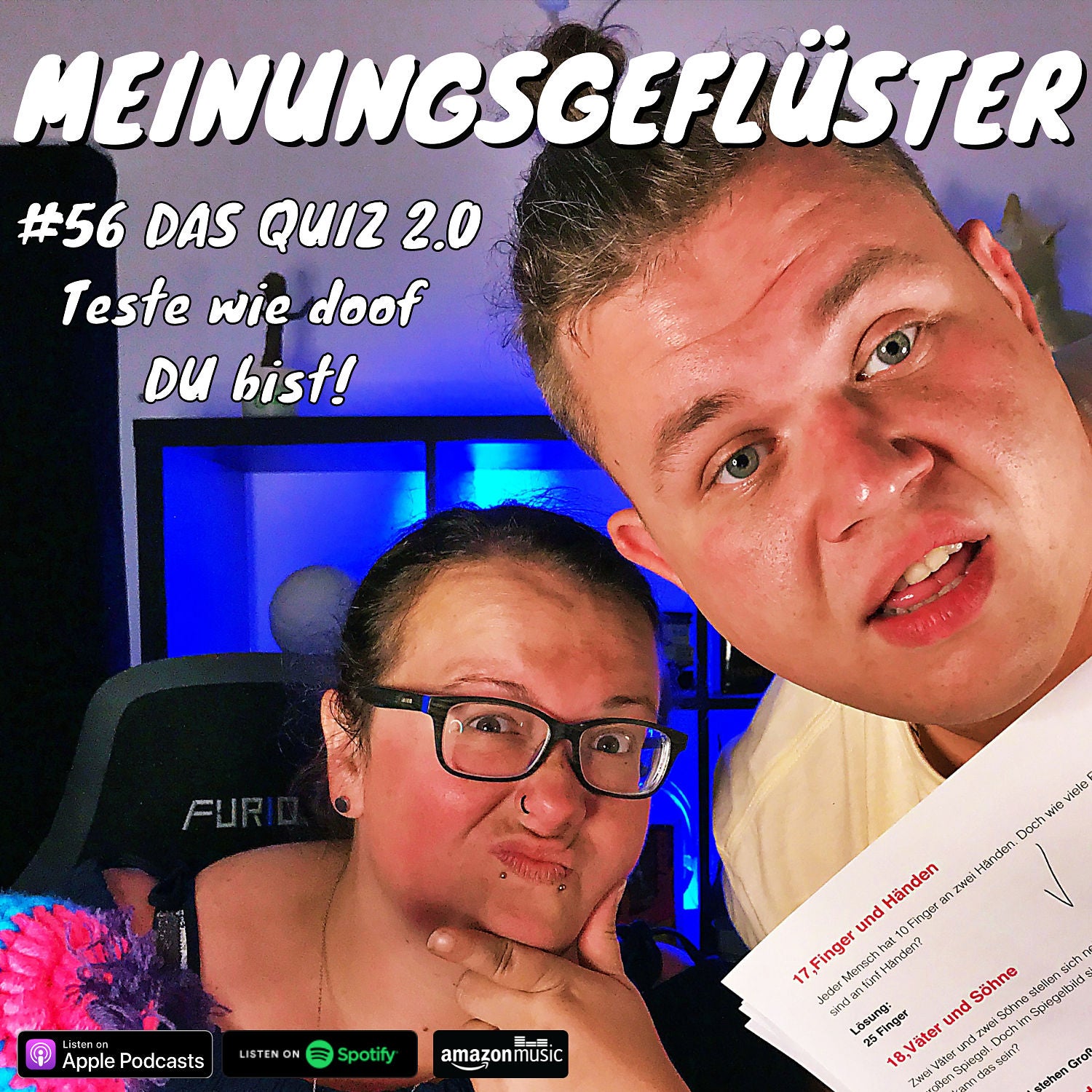 #56 DAS QUIZ 2.0 - Teste wie doof DU bist!