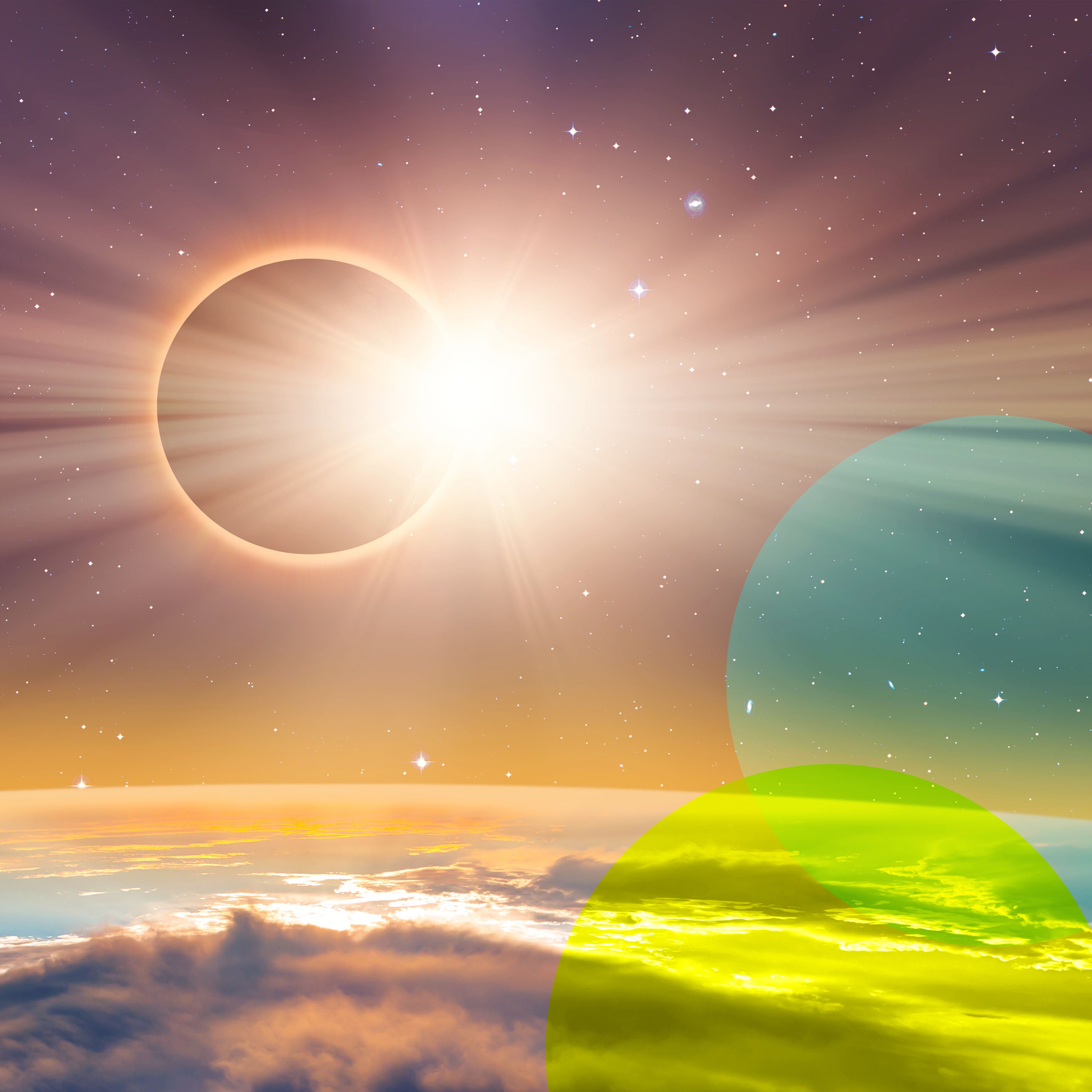 Dunkle Sonne, leuchtende Sterne – Himmel, was ist da los?