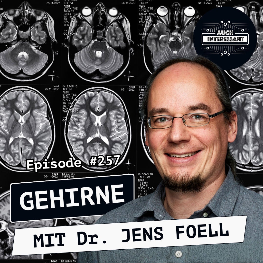 #257 Gehirne - mit Dr. Jens Foell