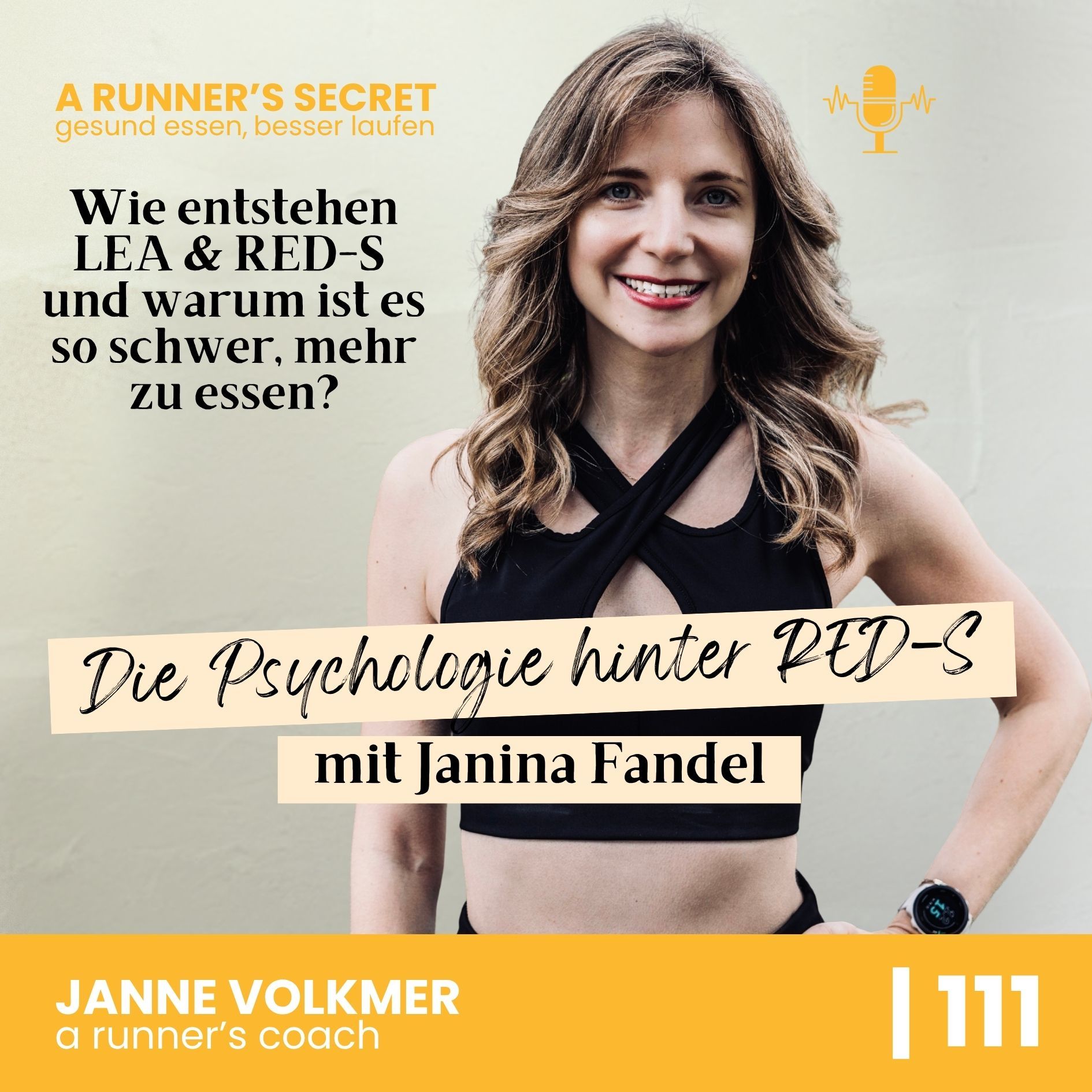 111 | Die Psychologie hinter LEA & RED-S: was passiert im Kopf und warum ist es so schwer, mehr zu essen?