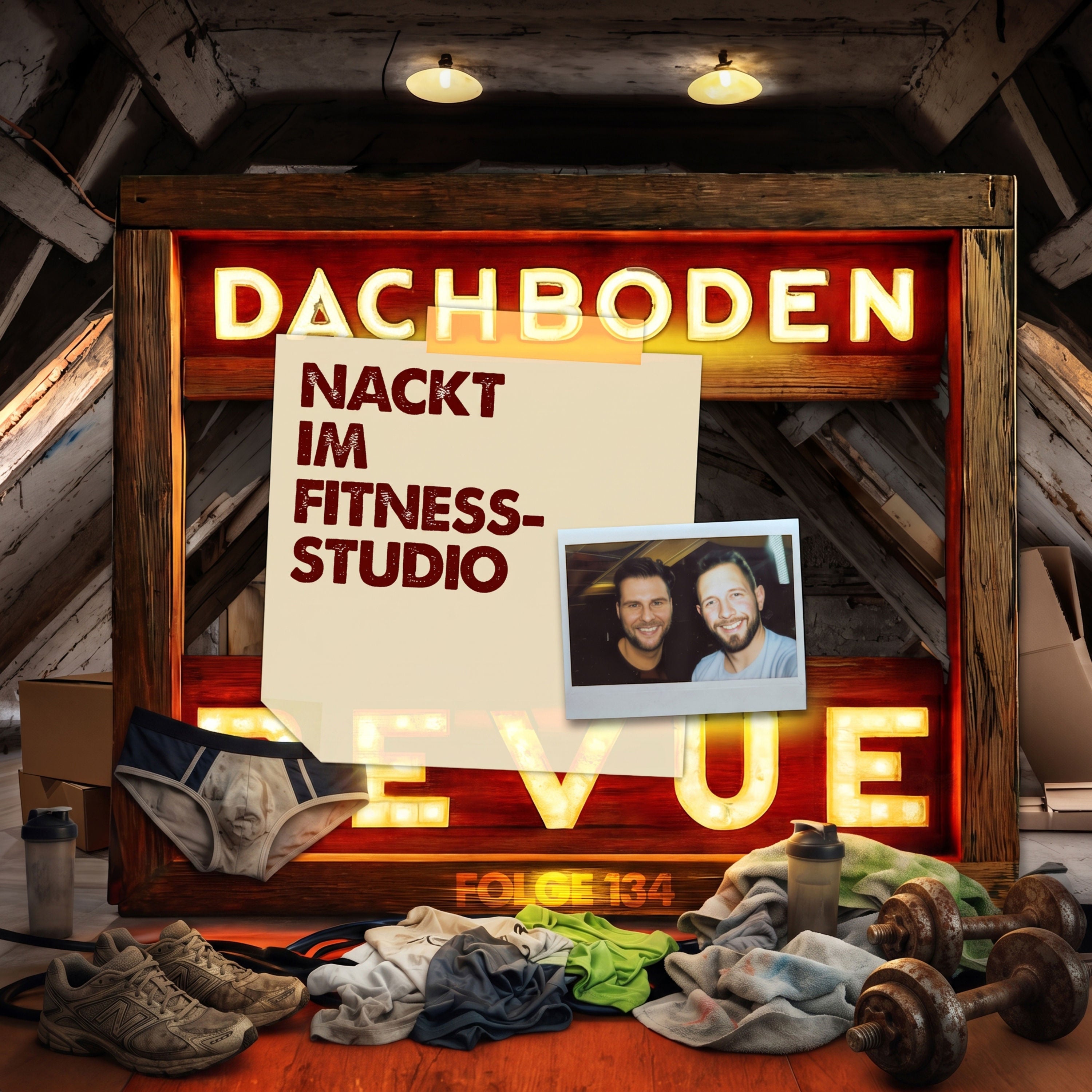 #134, Nackt im Fitnessstudio