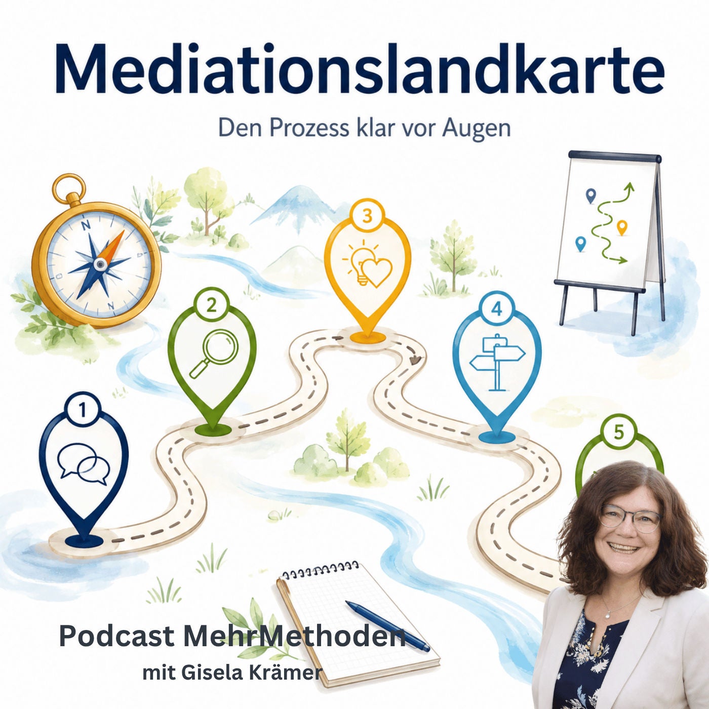 Mediationslandkarte. Den Prozess klar und sicher führen