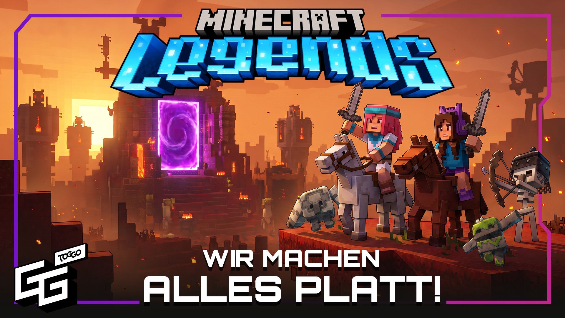 Jetzt bekommen die Piglins Schiss  | Minecraft Legends Folge 5