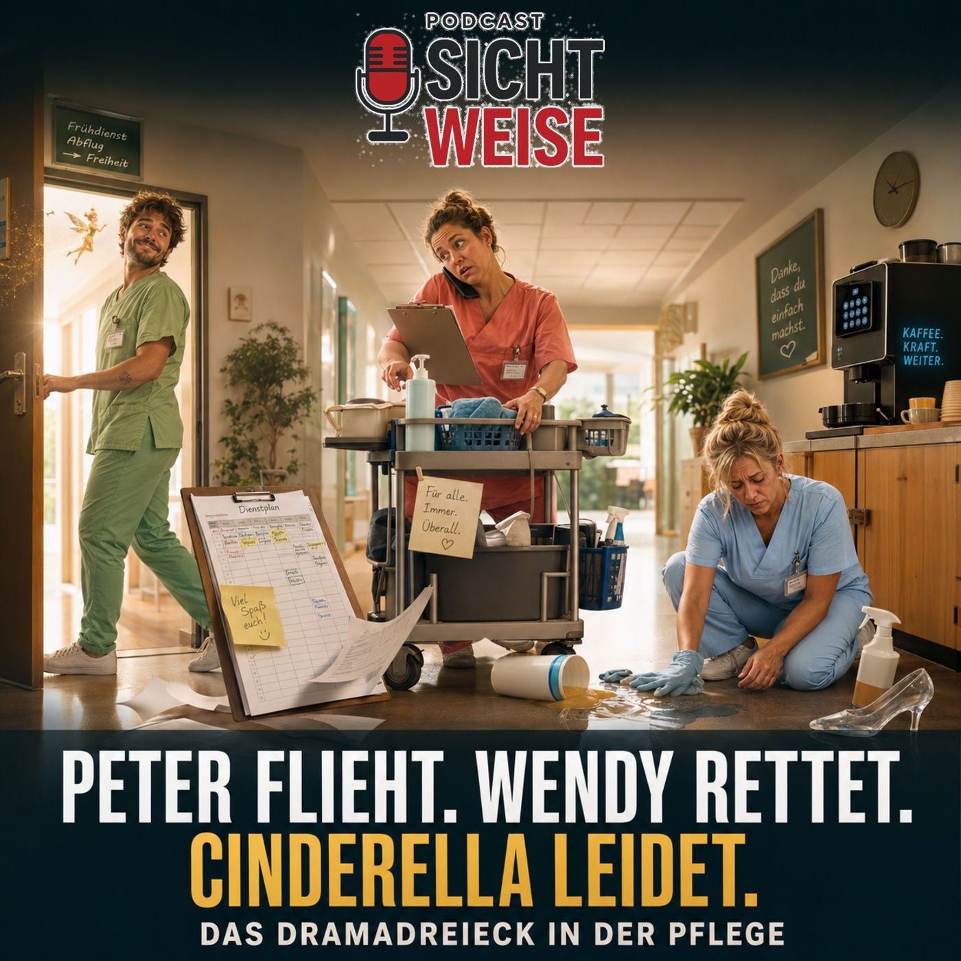 Peter flieht, Wendy rettet, Cinderella leidet: Das Dramadreieck | Sicht Weise von und mit Anette Pelzer