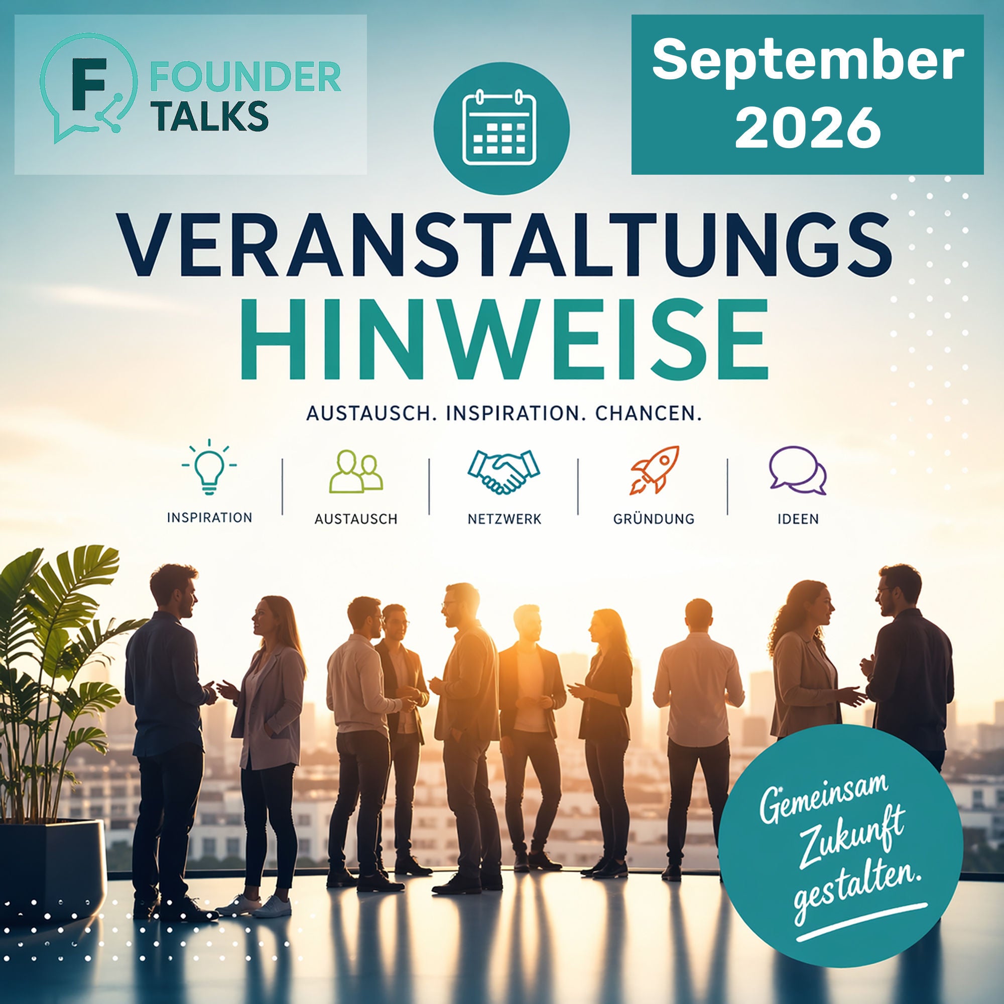 Founder Talks - Veranstaltungshinweise September 2026