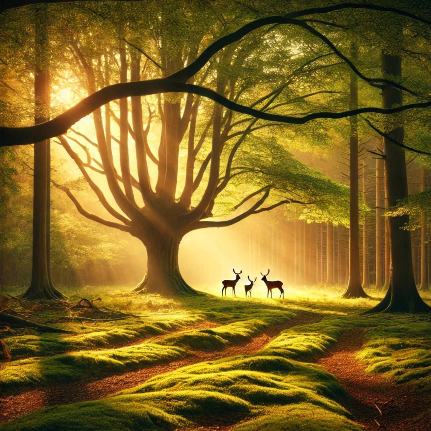 (ohne Musik) Do, 10.04. Entspannt einschlafen - Der Wald der stillen Begegnung