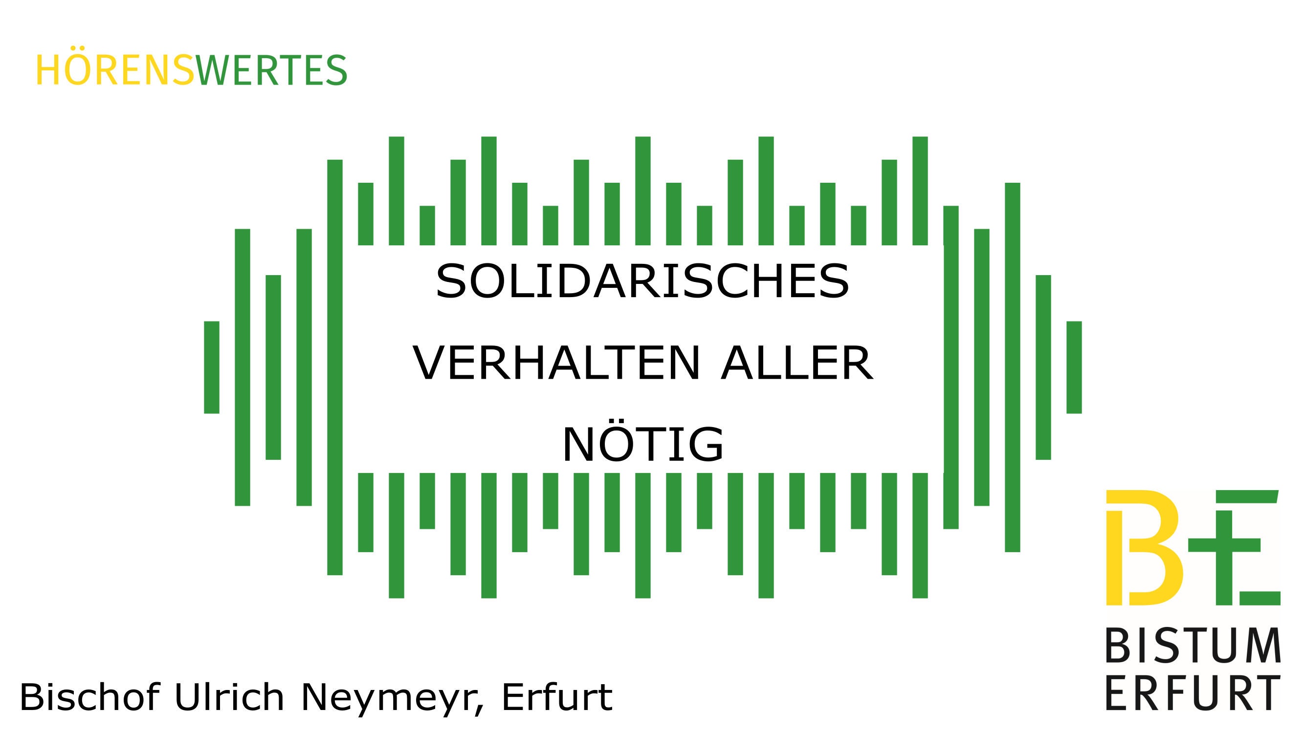 Solidarisches Handeln aller nötig