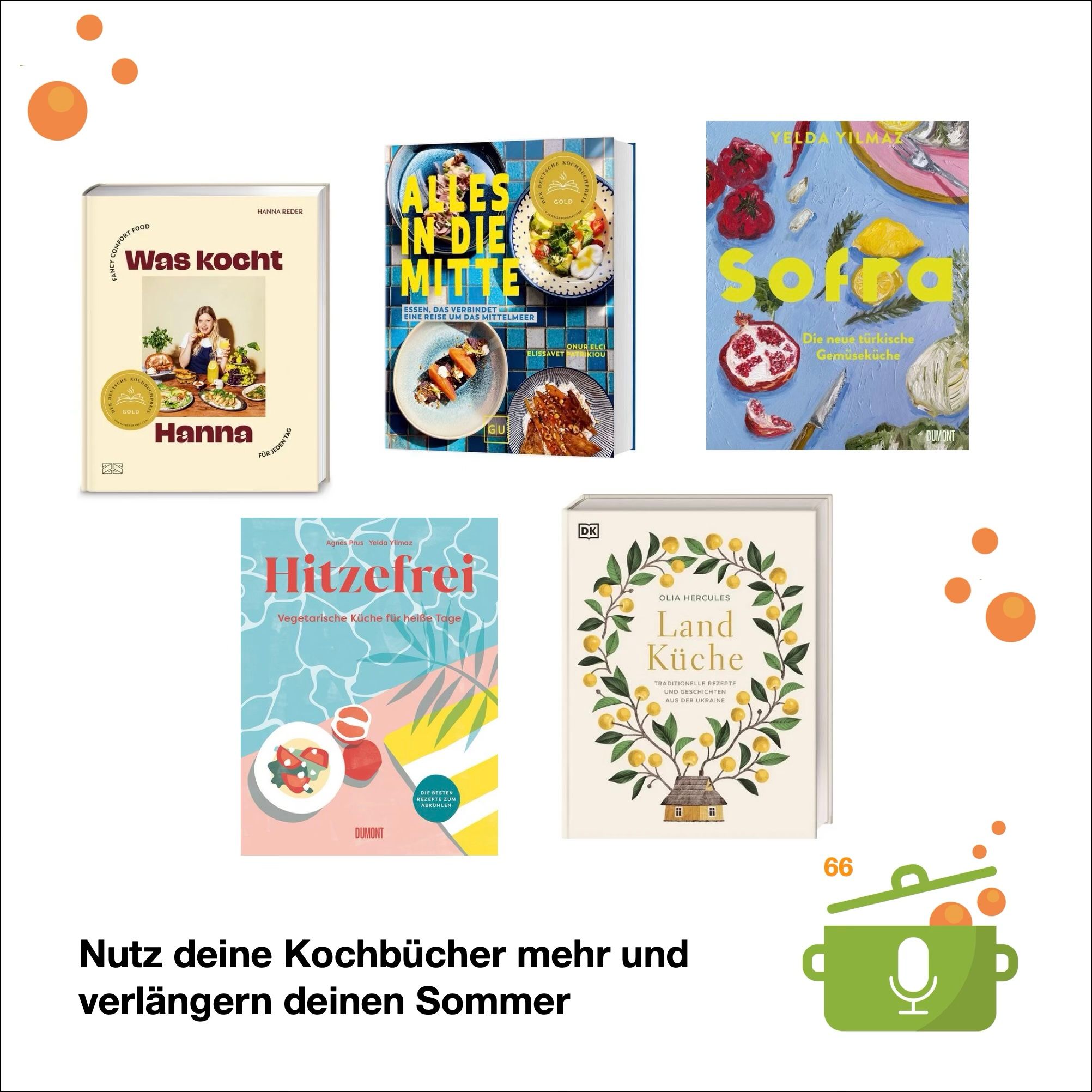 Heb die Schätze in deinem Kochbuch Regal und verlängere den Sommer