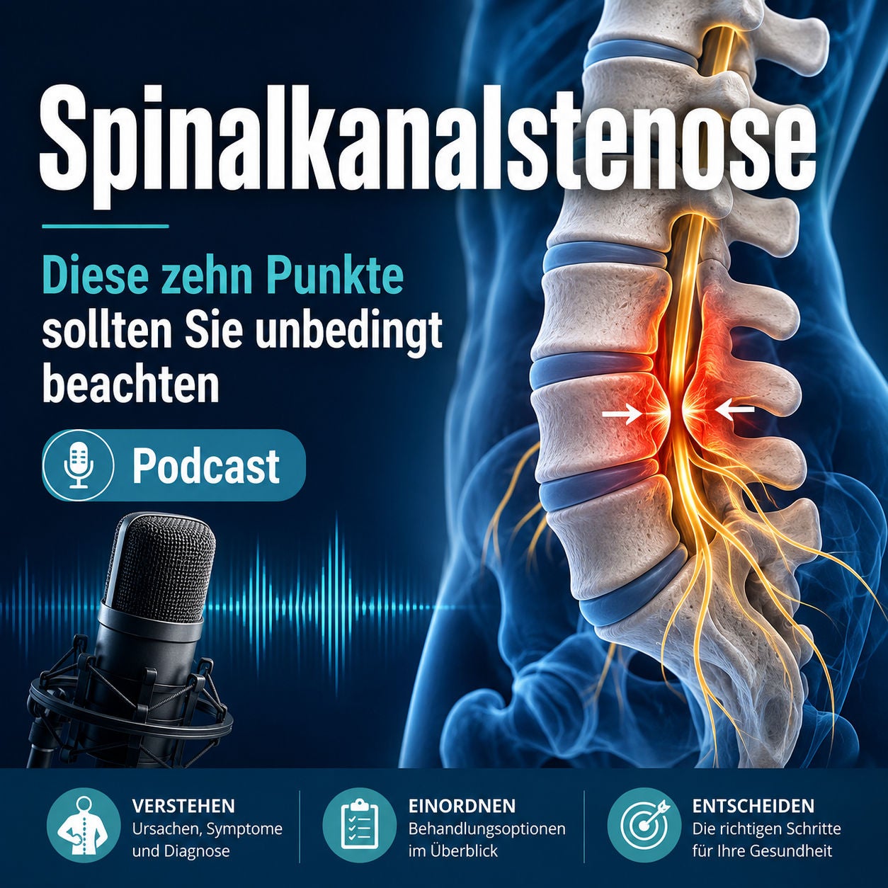 Spinalkanalstenose - Diese 10 Punkte sollten Sie unbedingt beachten