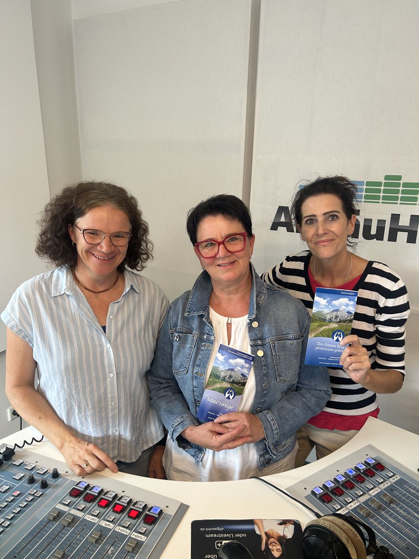 Kaffeeklatsch 26.08.26: Hildegart Dorn und Birgit Prestel vom Hospizverein Kempten/Oberallgäu