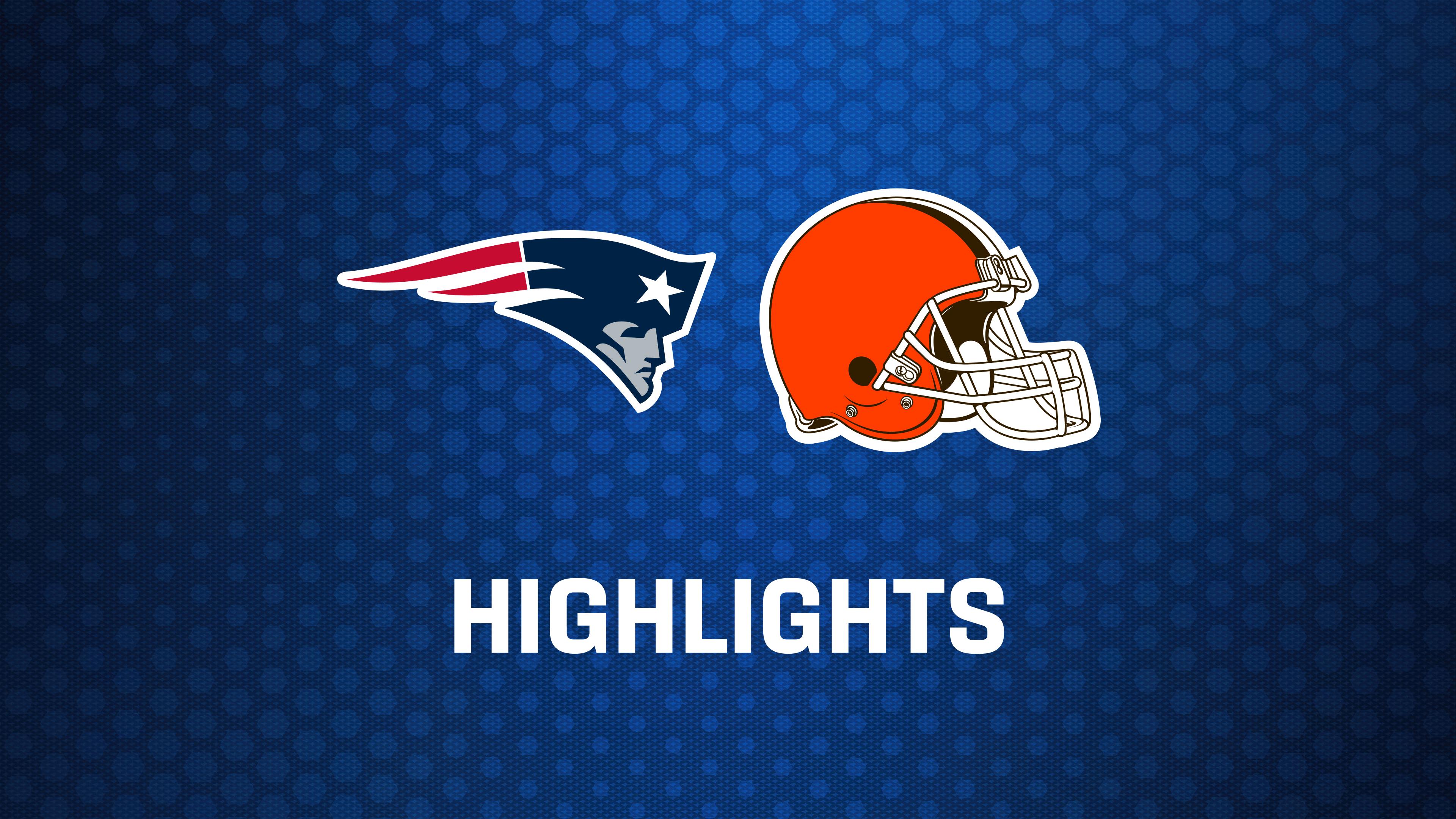 PRESEASON: New England Patriots at Cleveland Browns - Highlights