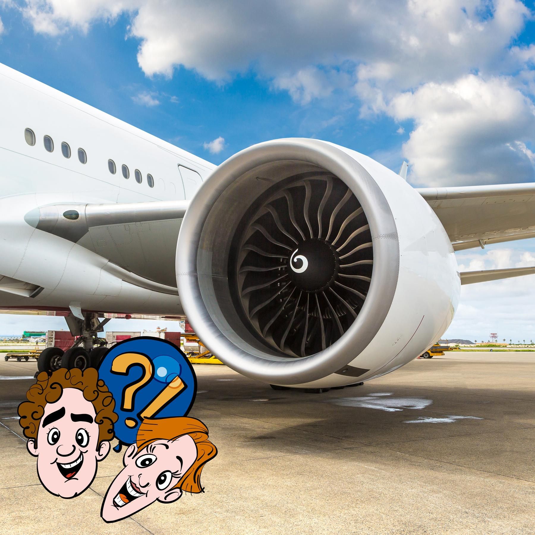 Kann man sich an einer Flugzeugturbine die Haare föhnen?