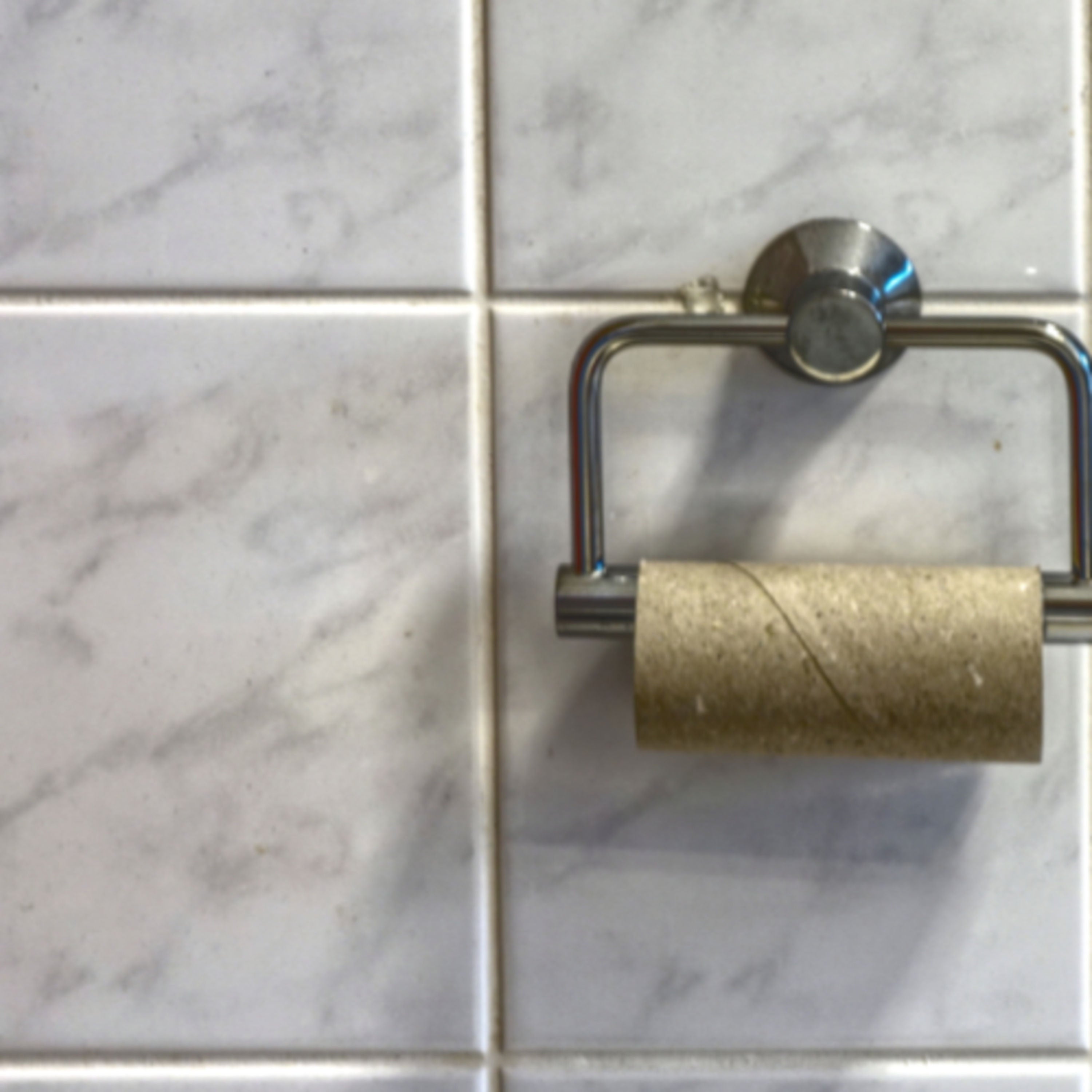 Deutschlandfahnen und Toilettenpapier