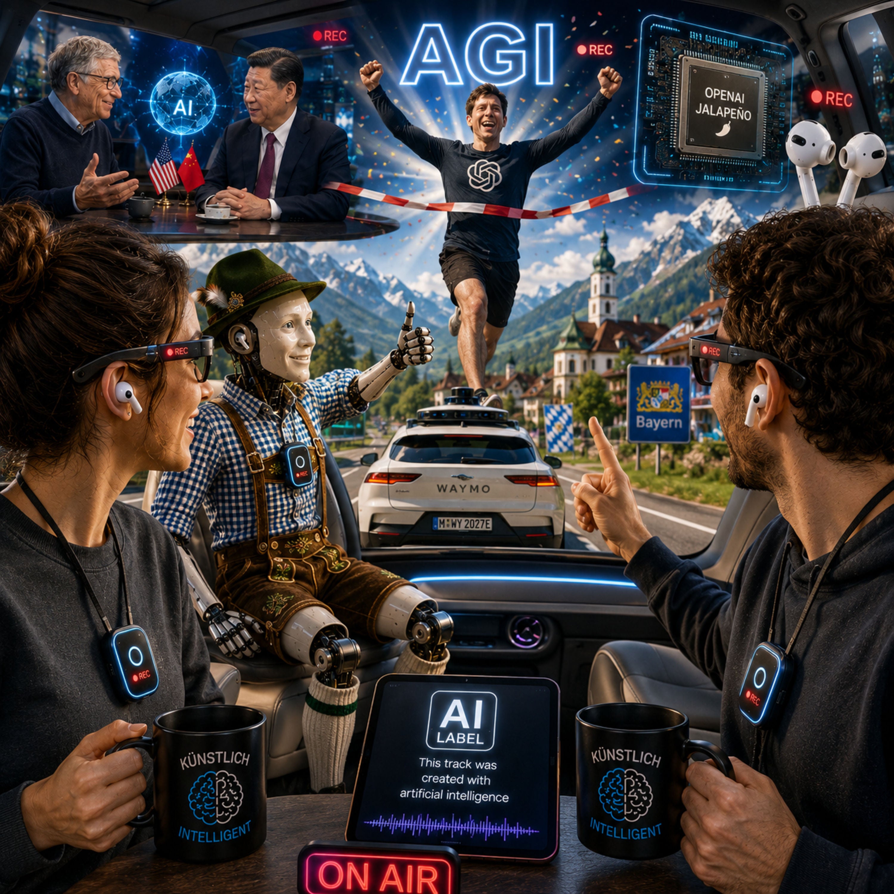 AGI schon Ende 2026 laut Sam Altman | Werbung in ChatGPT | Neue Details zum ChatGPT Hack | Ox Alpha Modell | Claude Cowork mit Browser Integration | Gemini OMNI 1.1 Flash | Apple AirPods mit Kameras