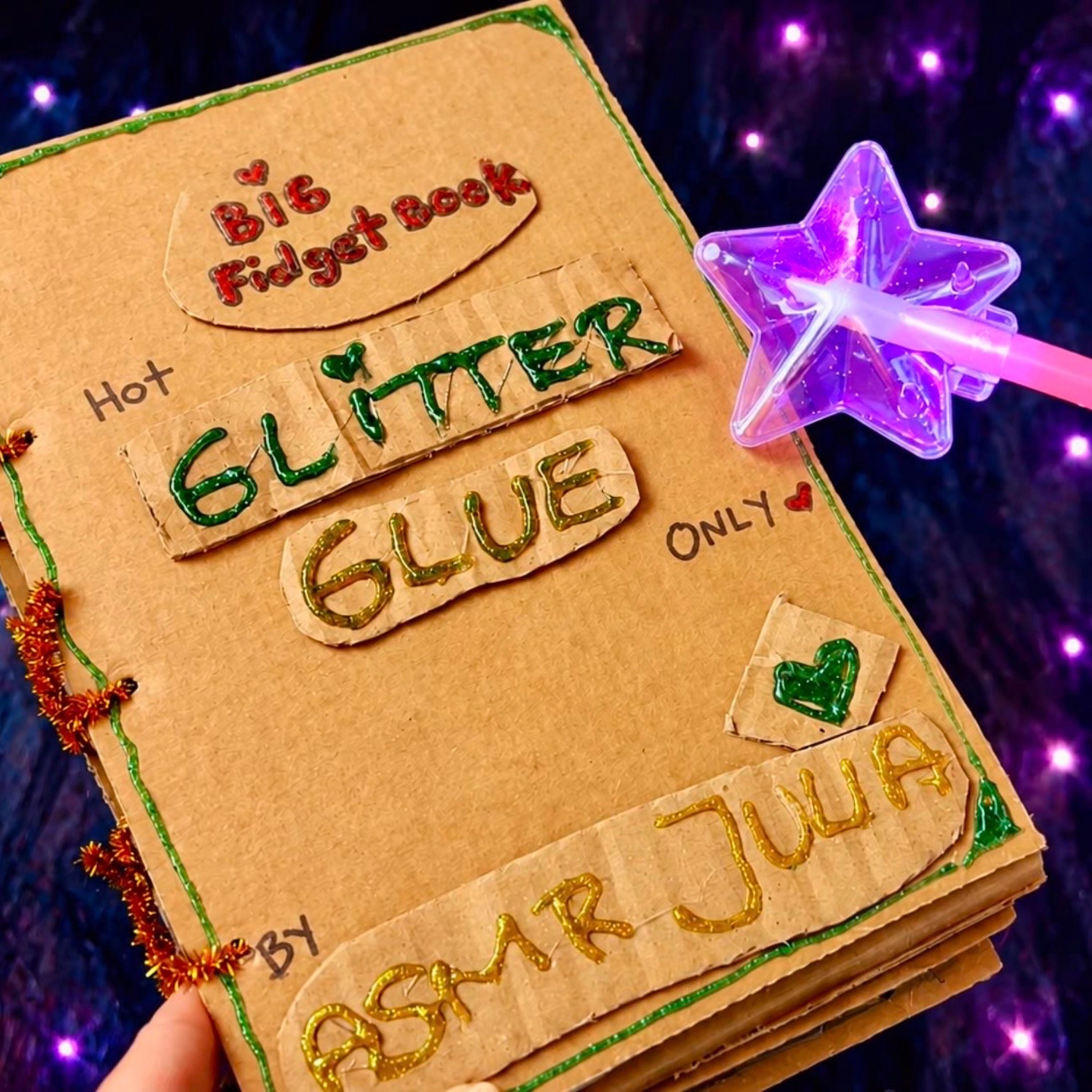 POV: You’re Reading a Bedtime Story… But It’s a Hot Glitter Glue Fidget Book ✨📖 ASMR