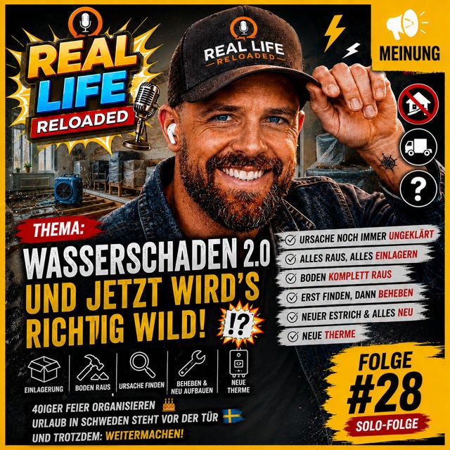 Wasserschaden 2.0 jetzt wird´s richtig wild