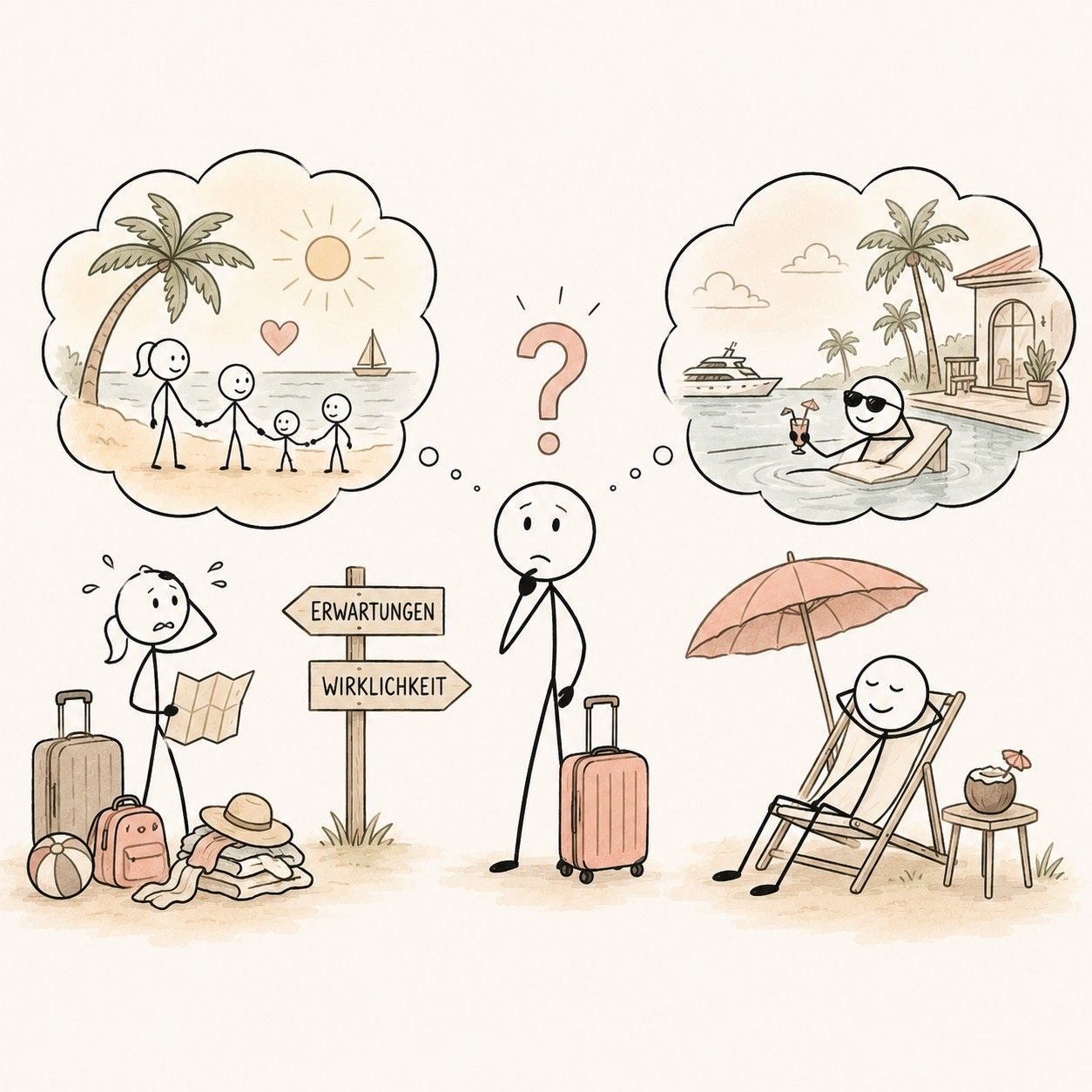 Urlaub oder Erwartungsfalle?