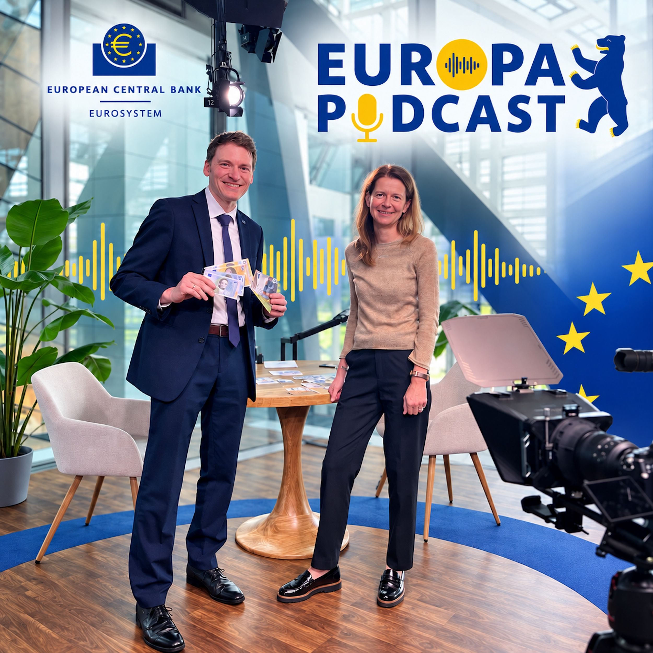 Zu Gast in der EZB: Wie soll Europa auf seinen Geldscheinen aussehen?