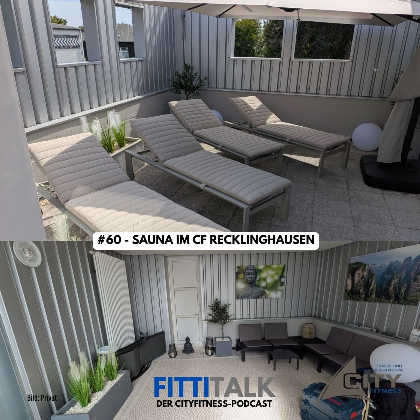 #60 - Sauna-Landschaft im City Fitness Recklinghausen