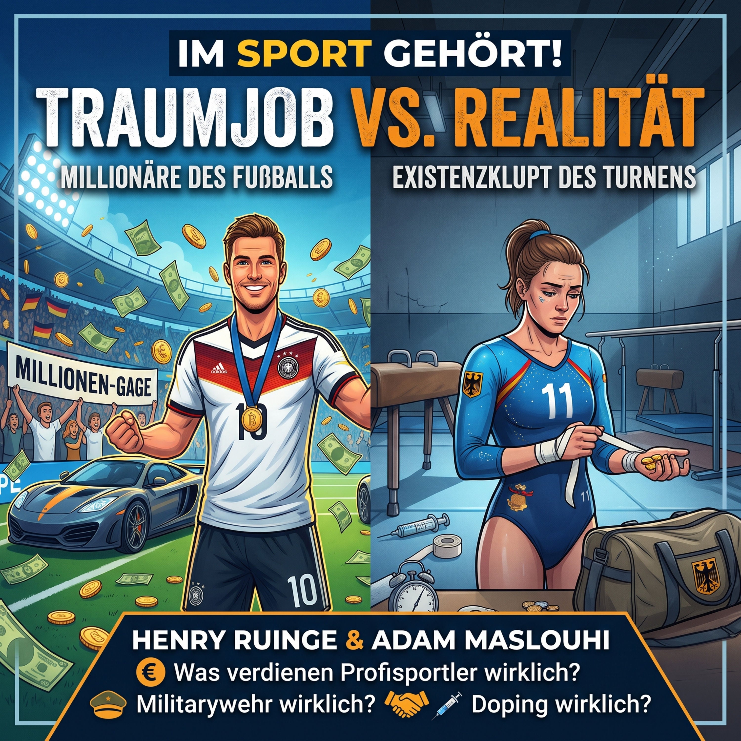 Traumjob vs Realität?! Wie viel verdienen die dt. Spitzensportler!