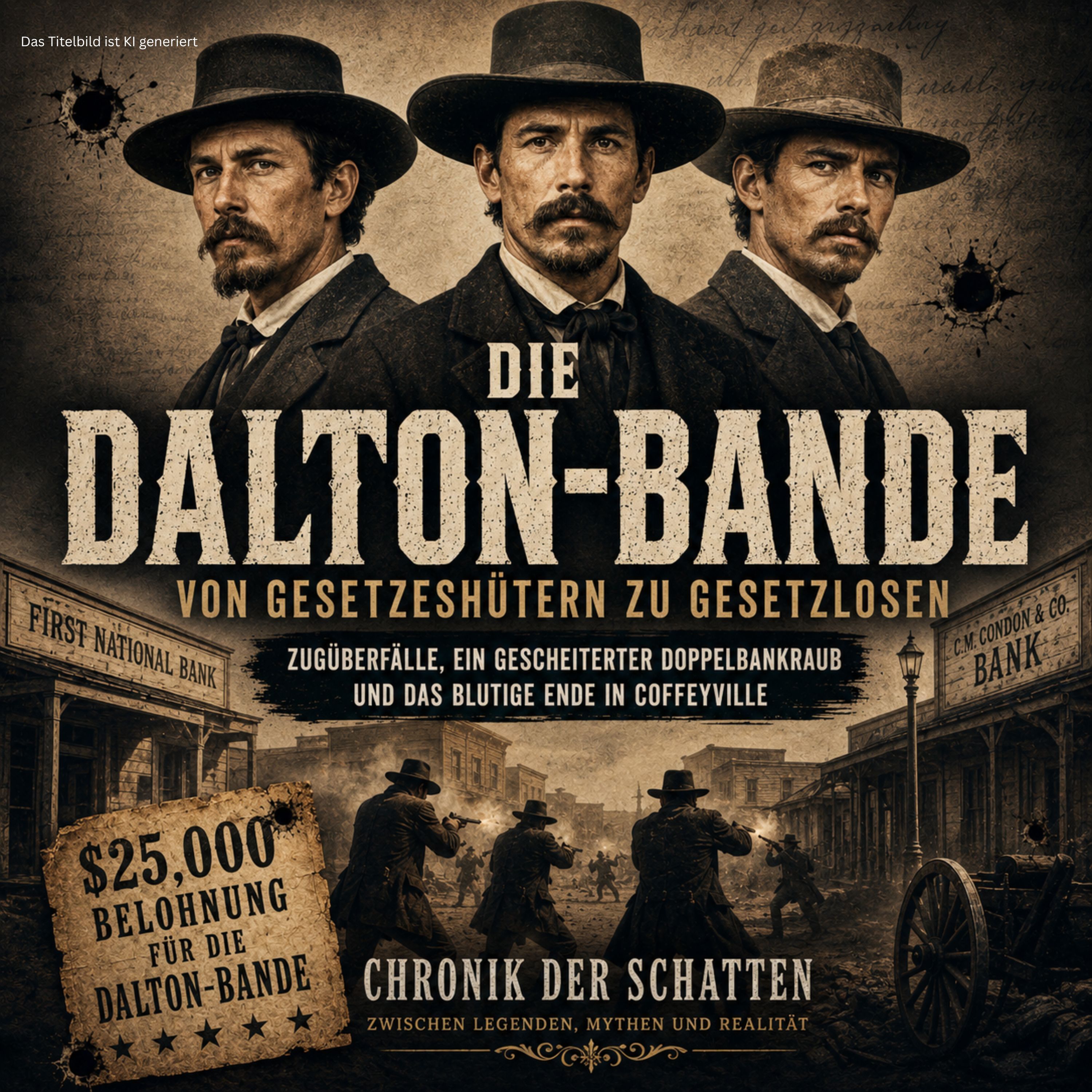 Die Dalton-Bande: Von Gesetzeshütern zu Gesetzlosen