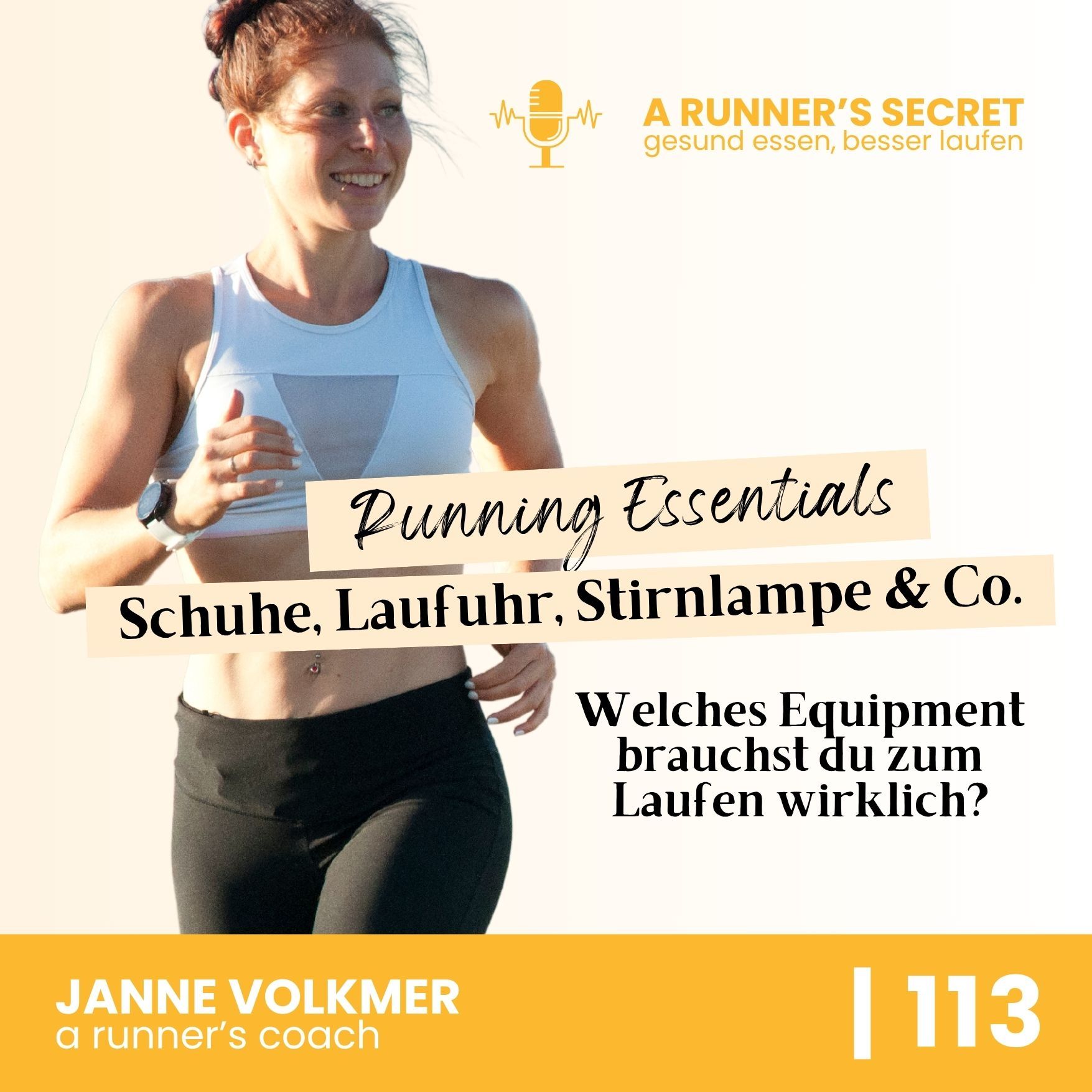 113 | Running Essentials: Schuhe, Sportuhr, Stirnlampe & Co. - Welches Equipment brauchst du zum Laufen wirklich?