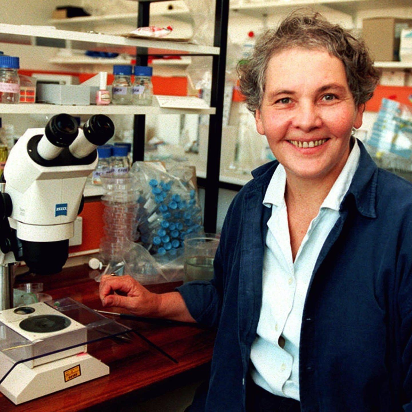 09.10.1995: Christiane Nüsslein-Volhard wird Nobelpreisträgerin