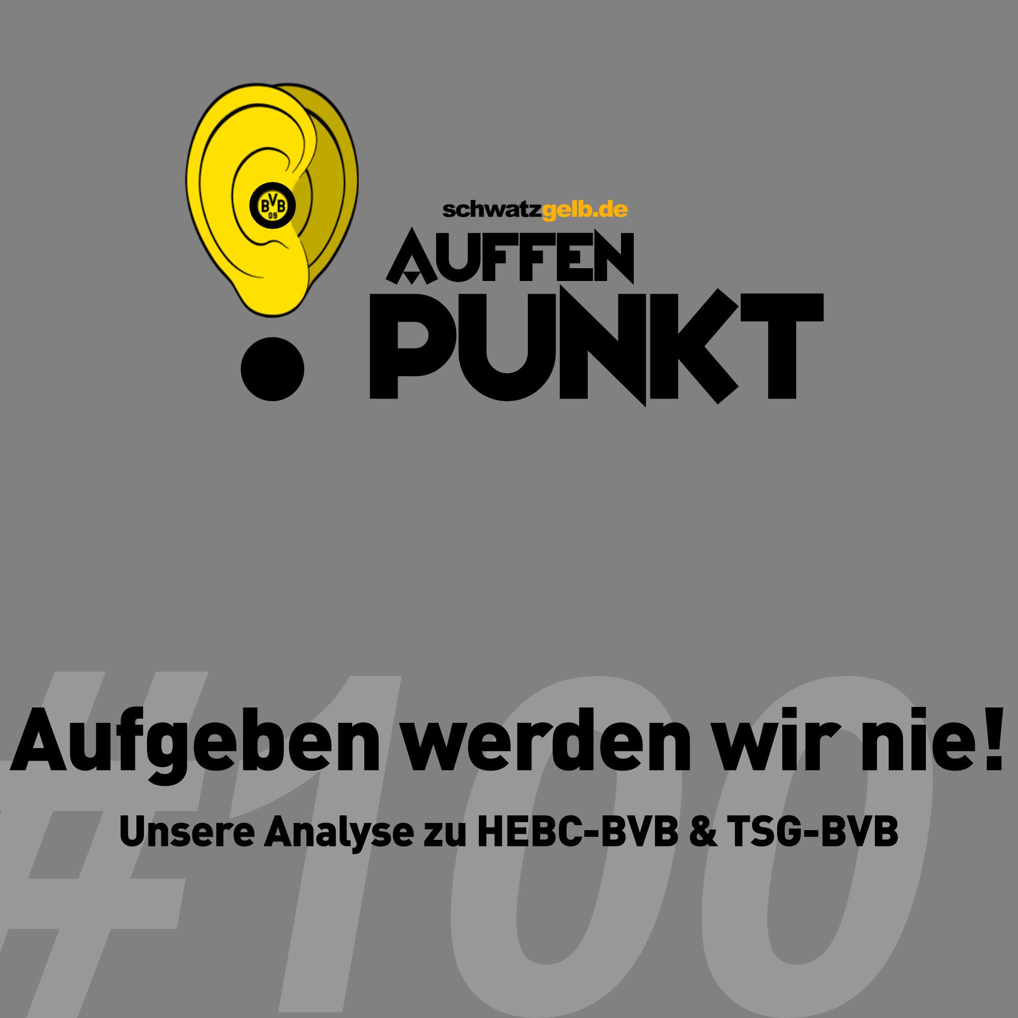 Auffen Punkt #100: Aufgeben werden wir nie!
