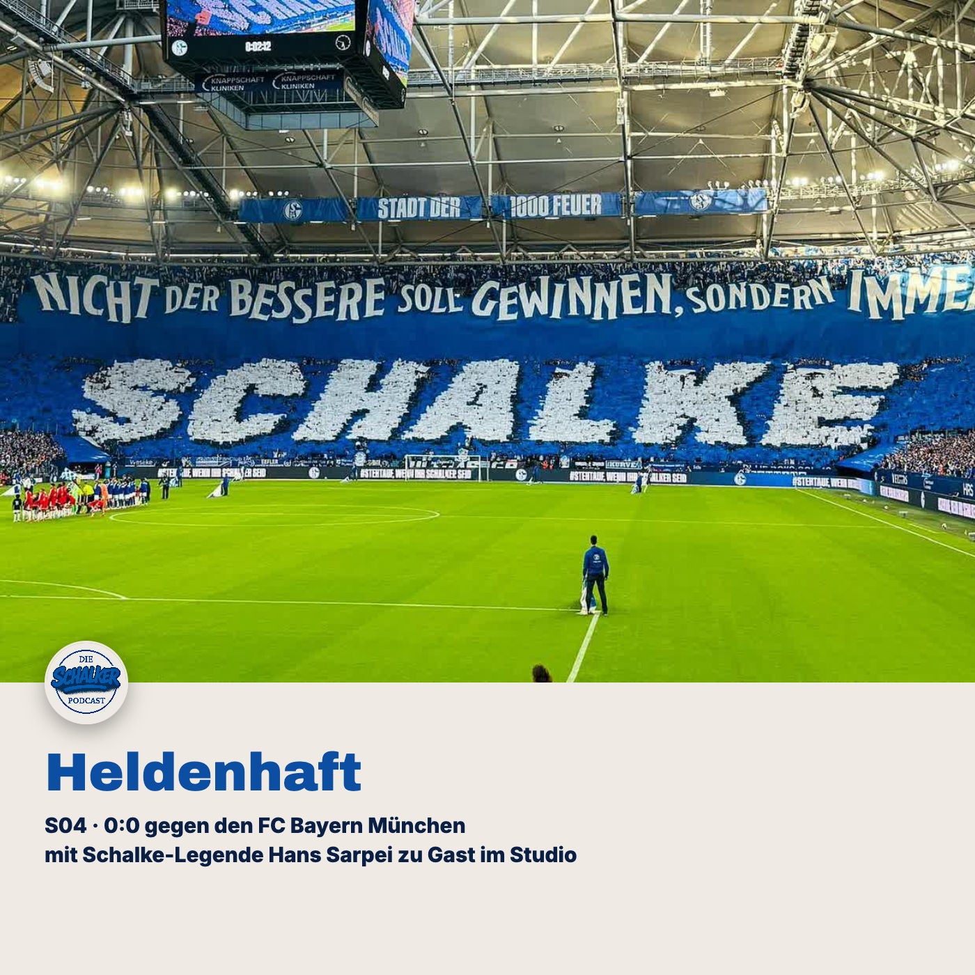 Heldenhaft – Schalke trotzt den Bayern, Legende Hans Sarpei feiert mit