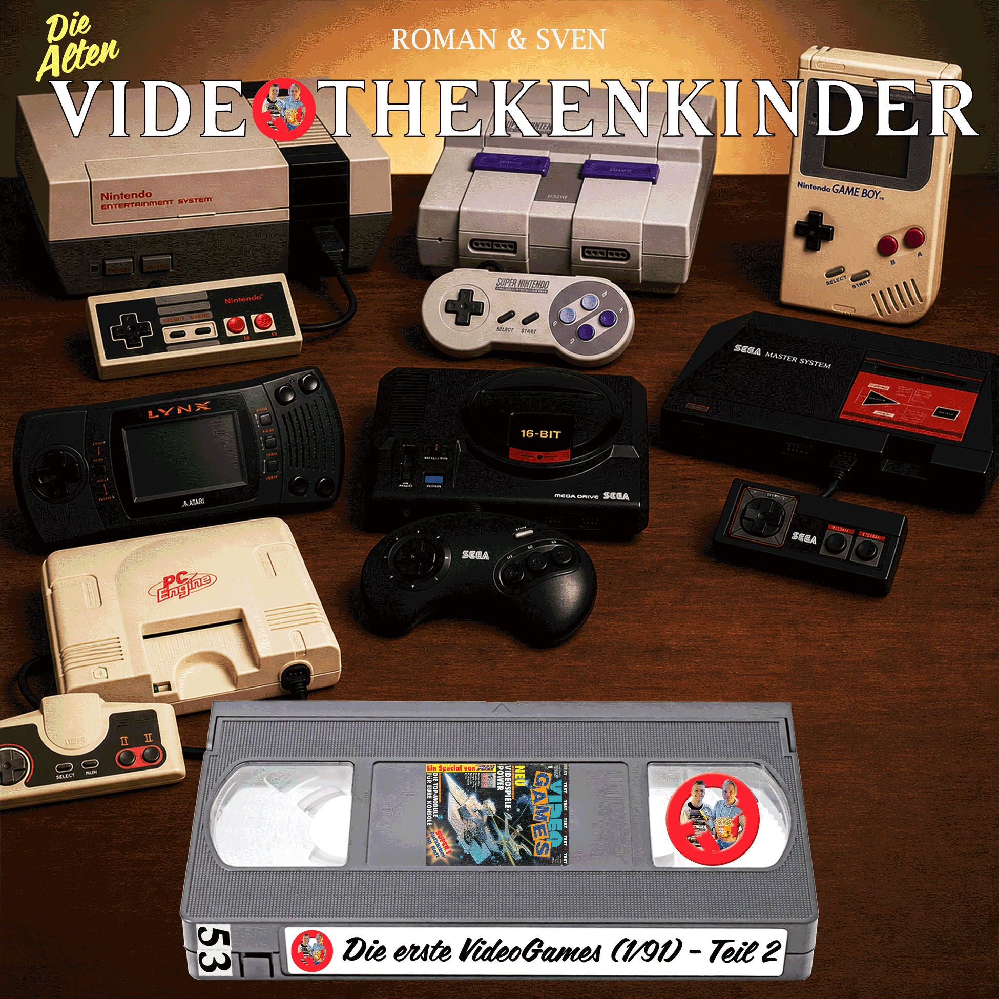 #53 - Die erste VideoGames (1/91) - Teil 2 (Nintendo GameBoy, Sega Mega Drive, SNES, PC Engine, Master System)
