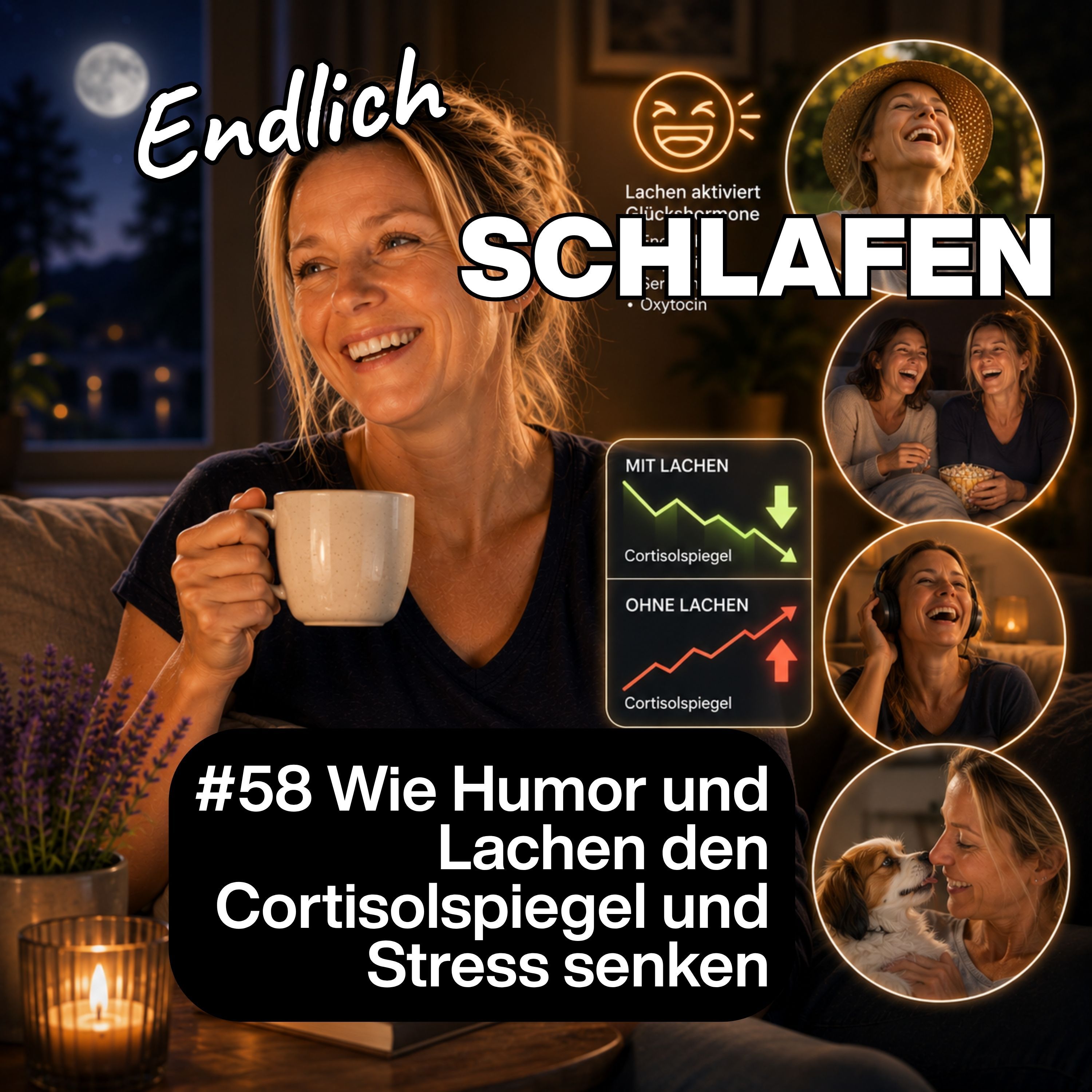 Wie Humor und Lachen den Cortisolspiegel und Stress senken