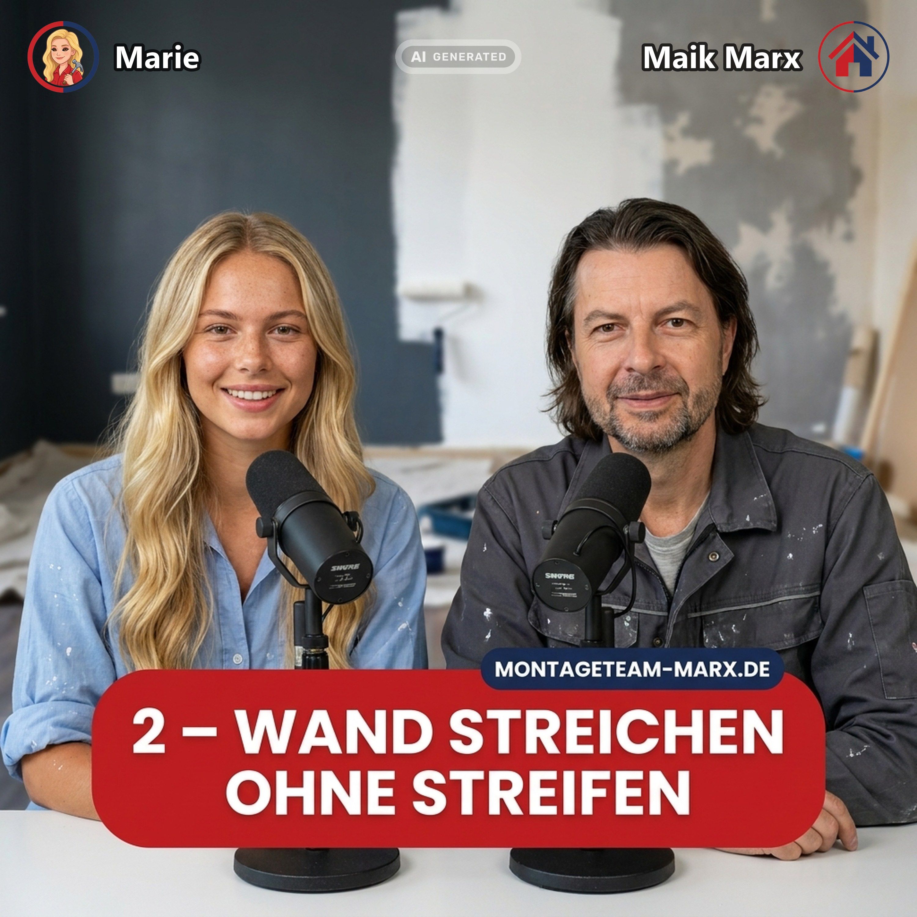 2 – Wand streichen ohne Streifen — die Profi-Technik für Anfänger