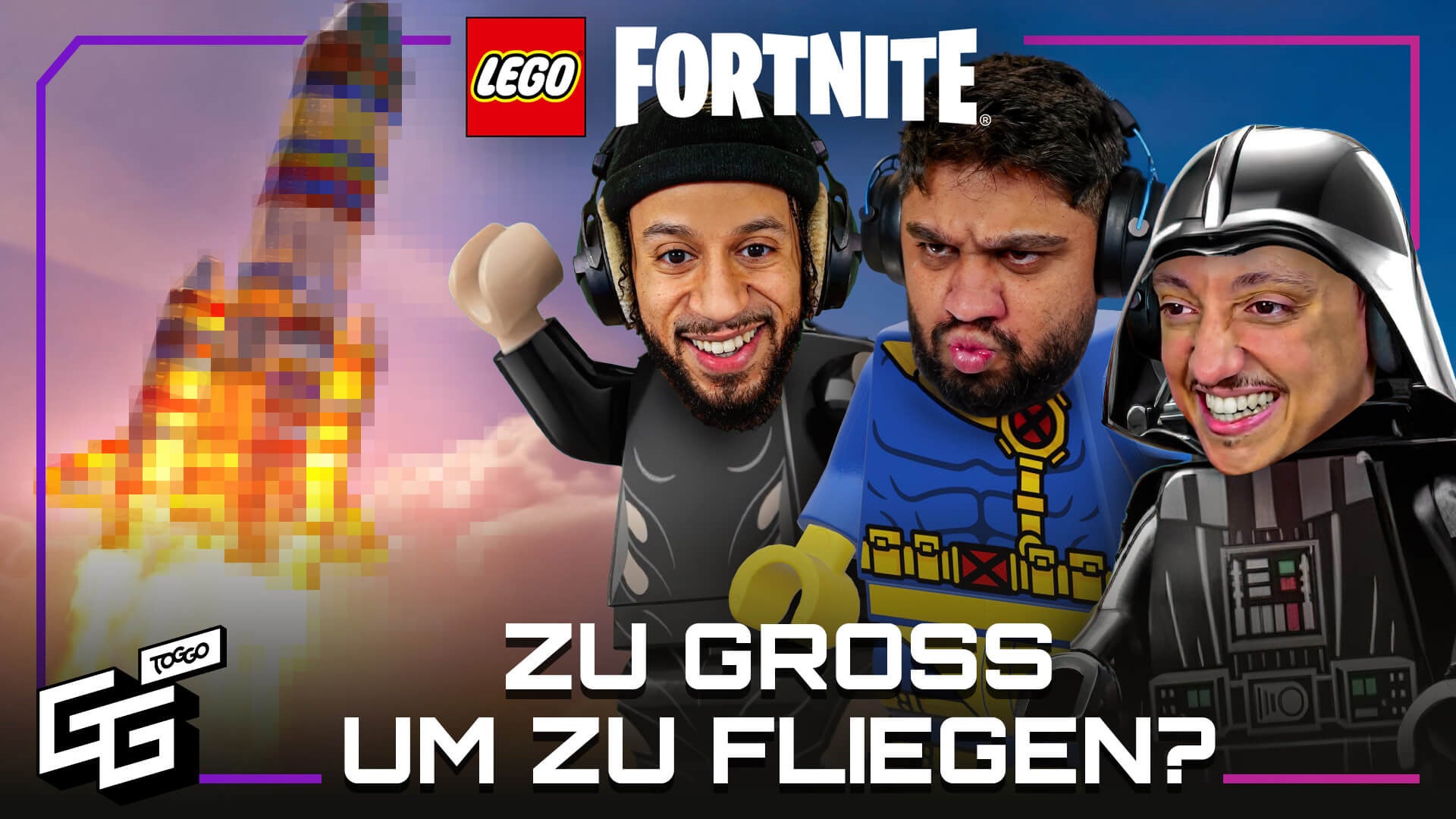 Wir bauen die heftigste LEGO Fortnite Rakete EVER | Fortnite