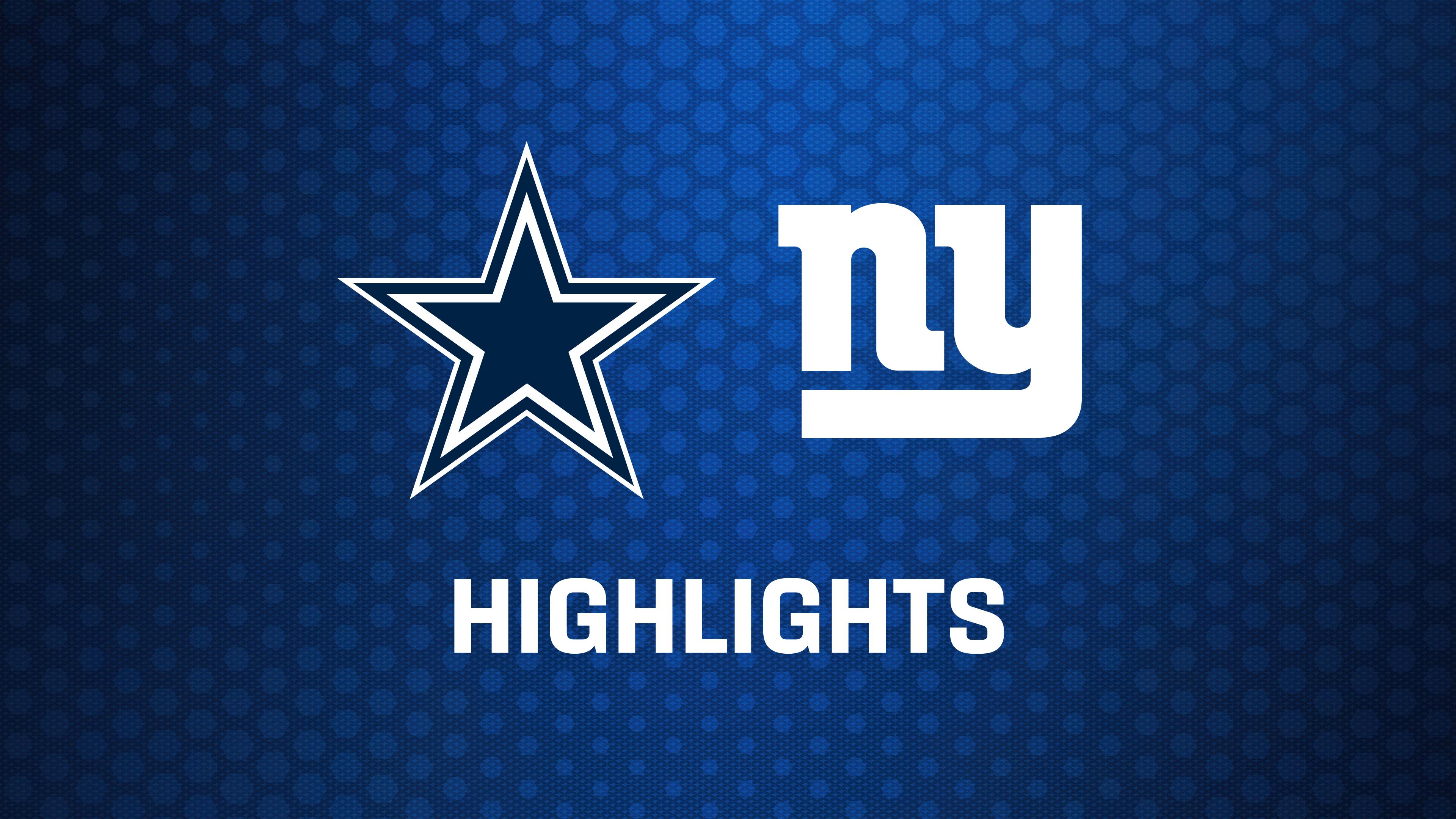 WEEK 1: Dallas Cowboys at New York Giants - Highlights