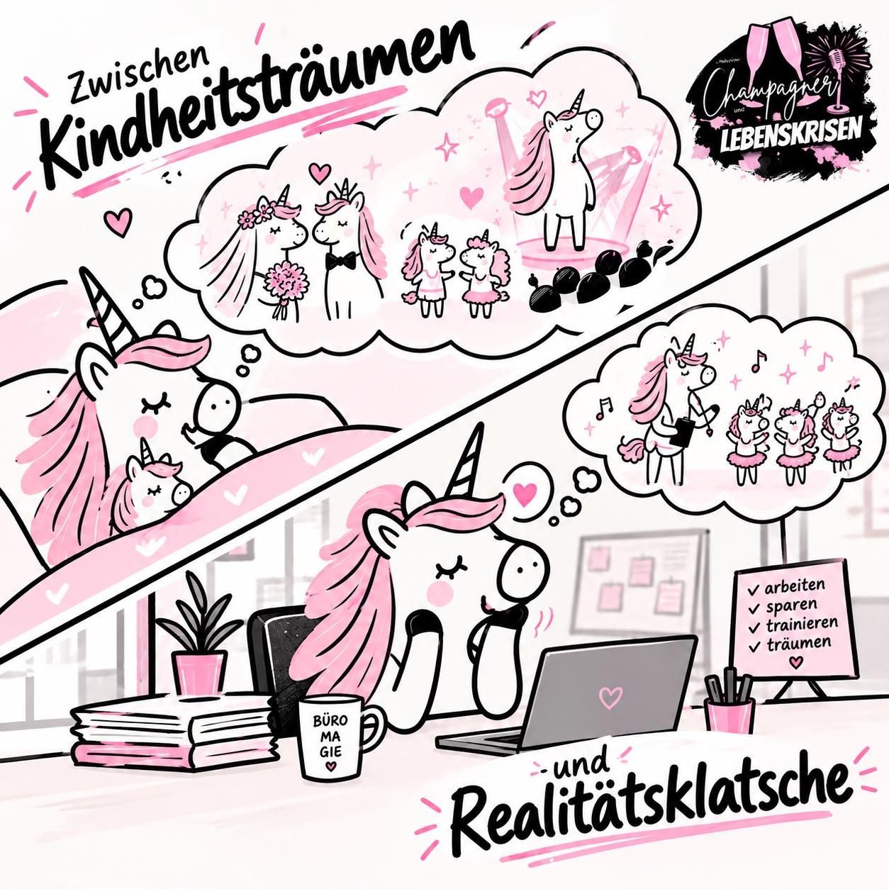 Zwischen Kindheitsträumen und Realitätsklatsche