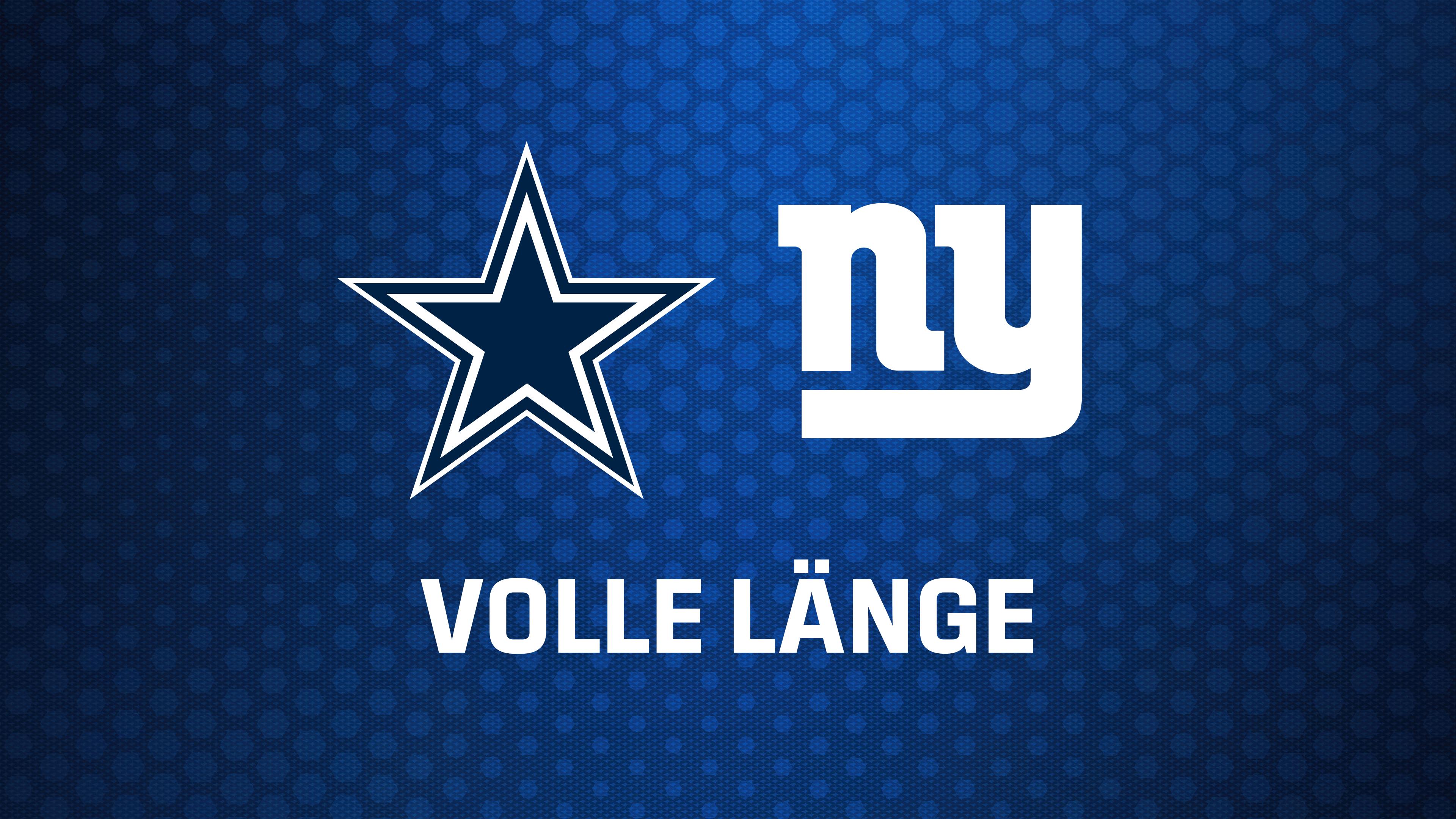 WEEK 1: Sunday Night: Dallas Cowboys at New York Giants