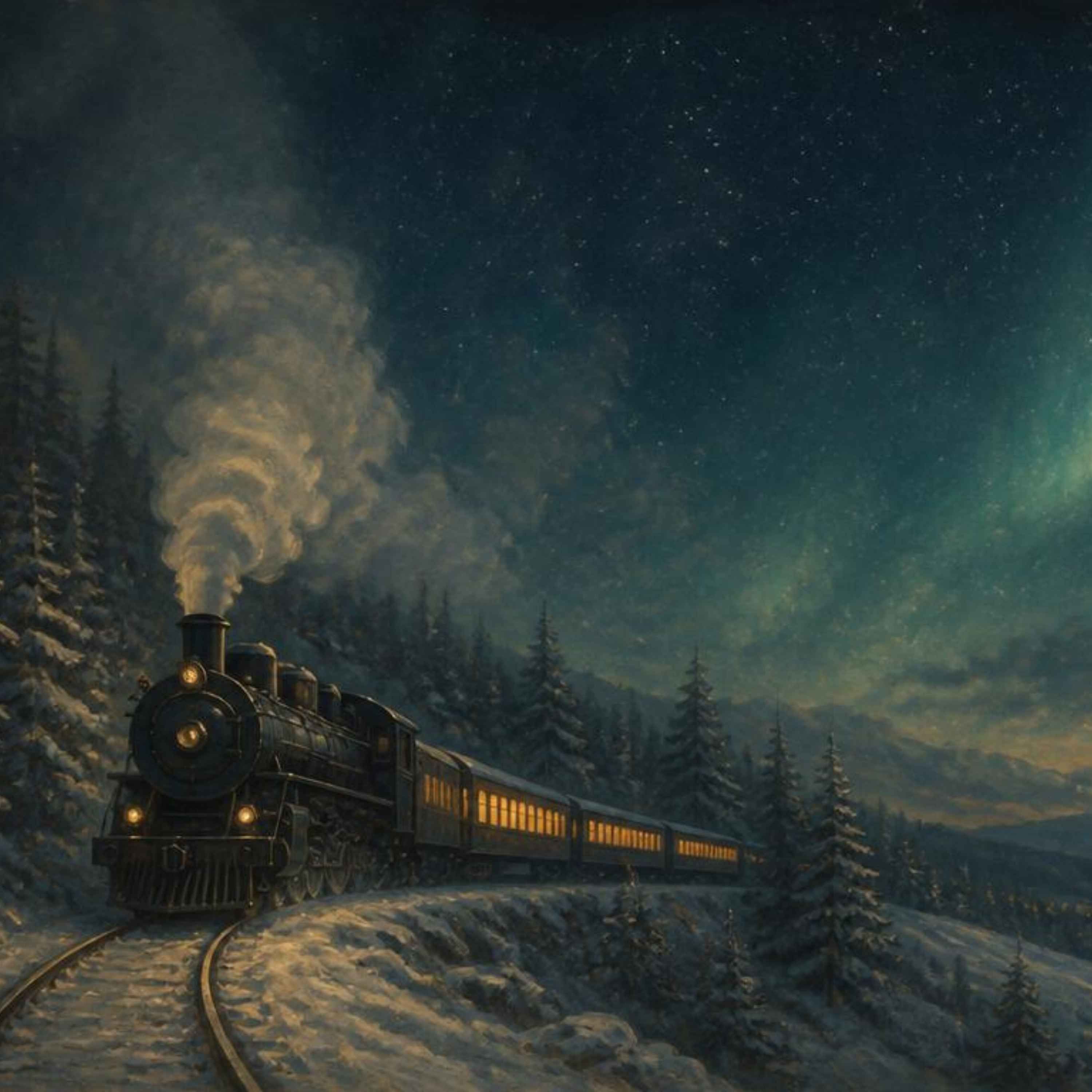 Der Polarexpress: Hypnose zum Einschlafen mit Tiefschlafformel