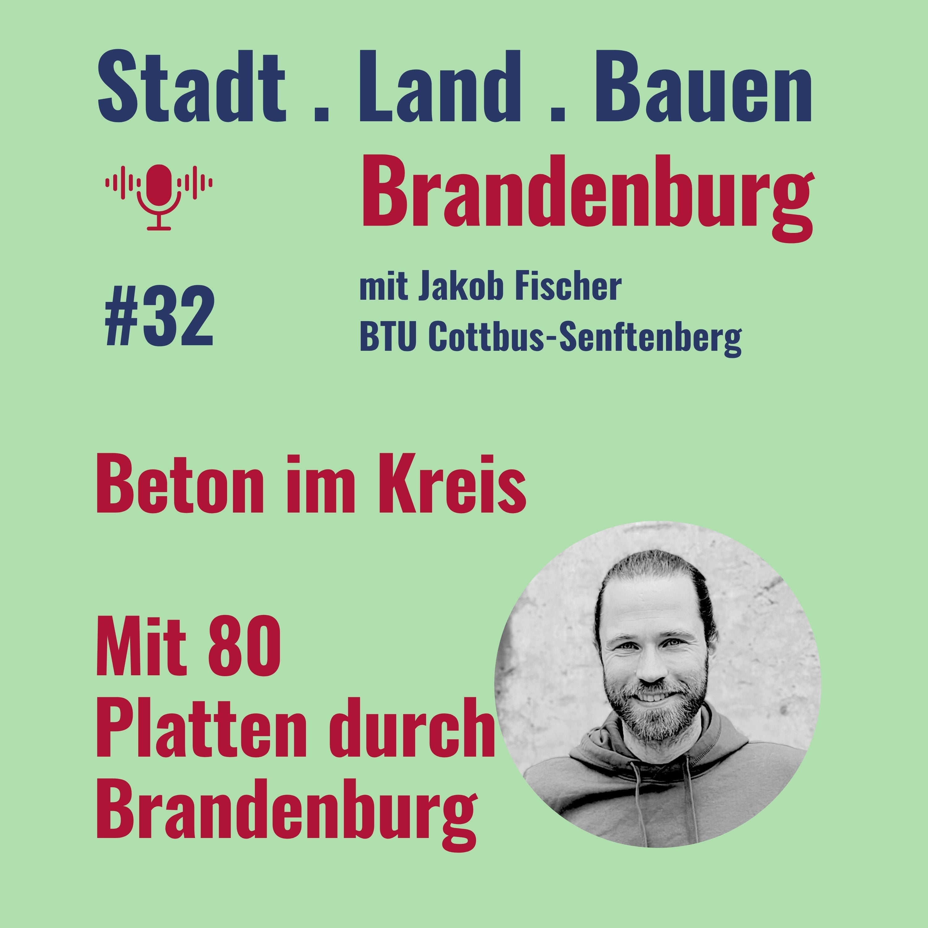 Beton im Kreis - Mit 80 Platten durch Brandenburg