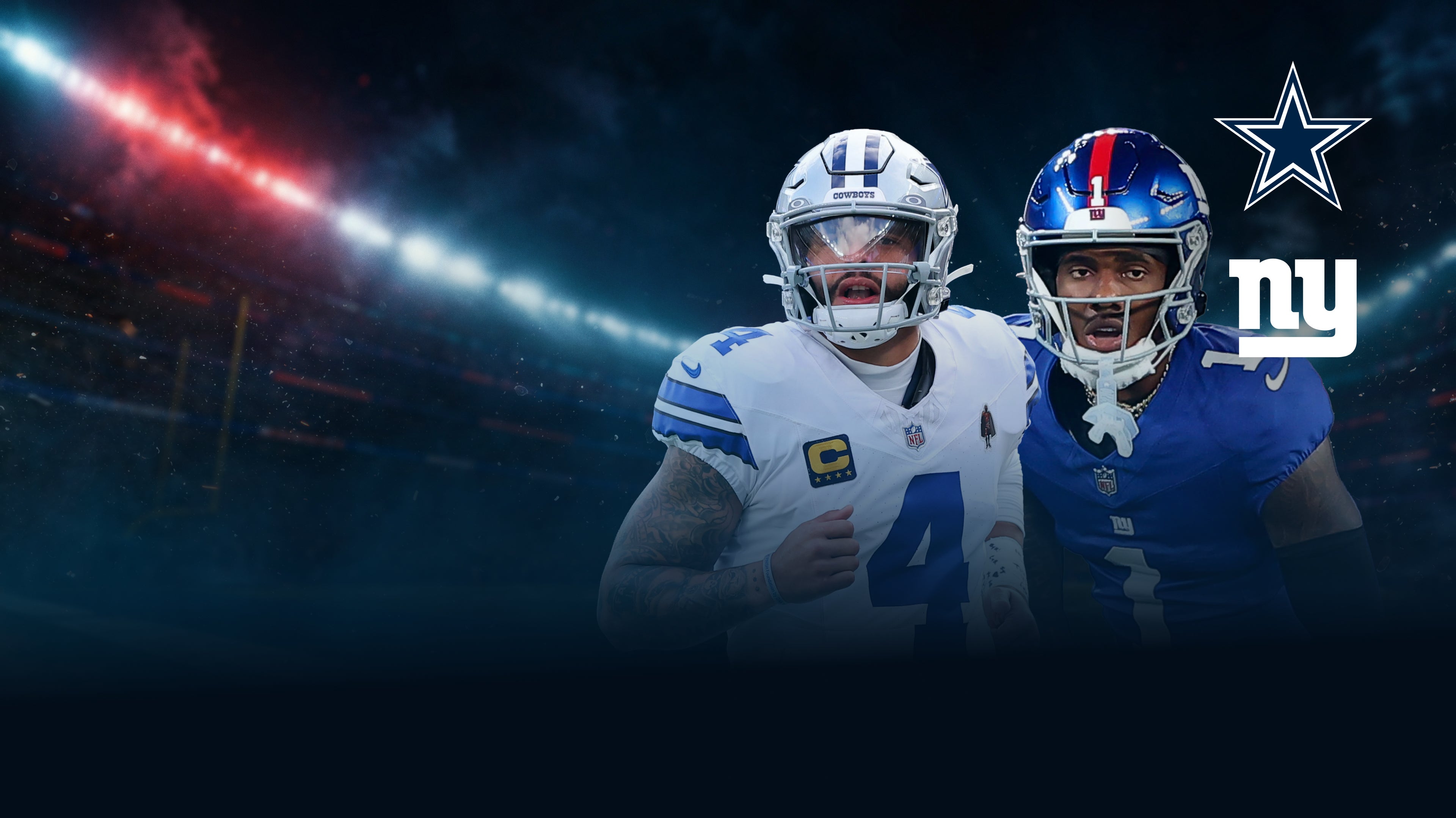 WEEK 1 | Sunday Night: Cowboys at Giants