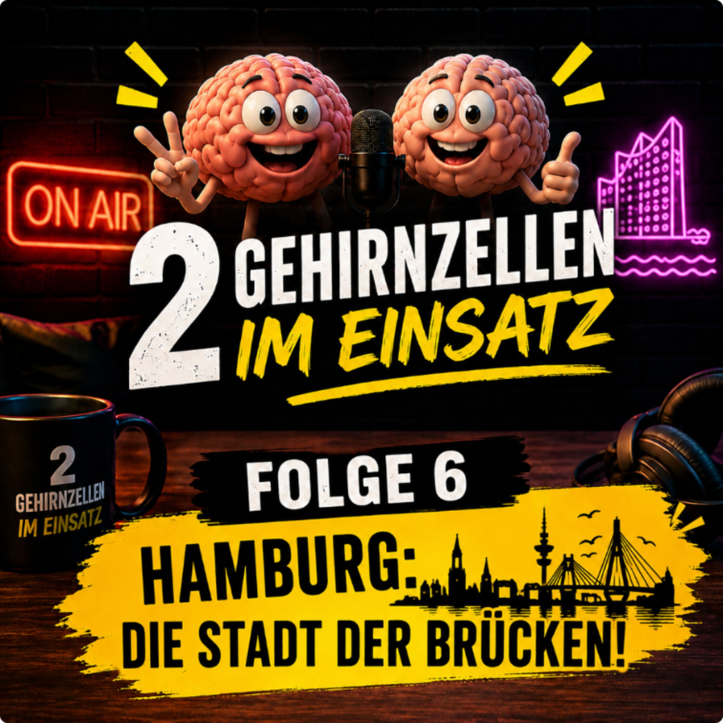 2 Gehirnzellen im Einsatz – Podcast | Folge 6: Steven fordert Markus heraus