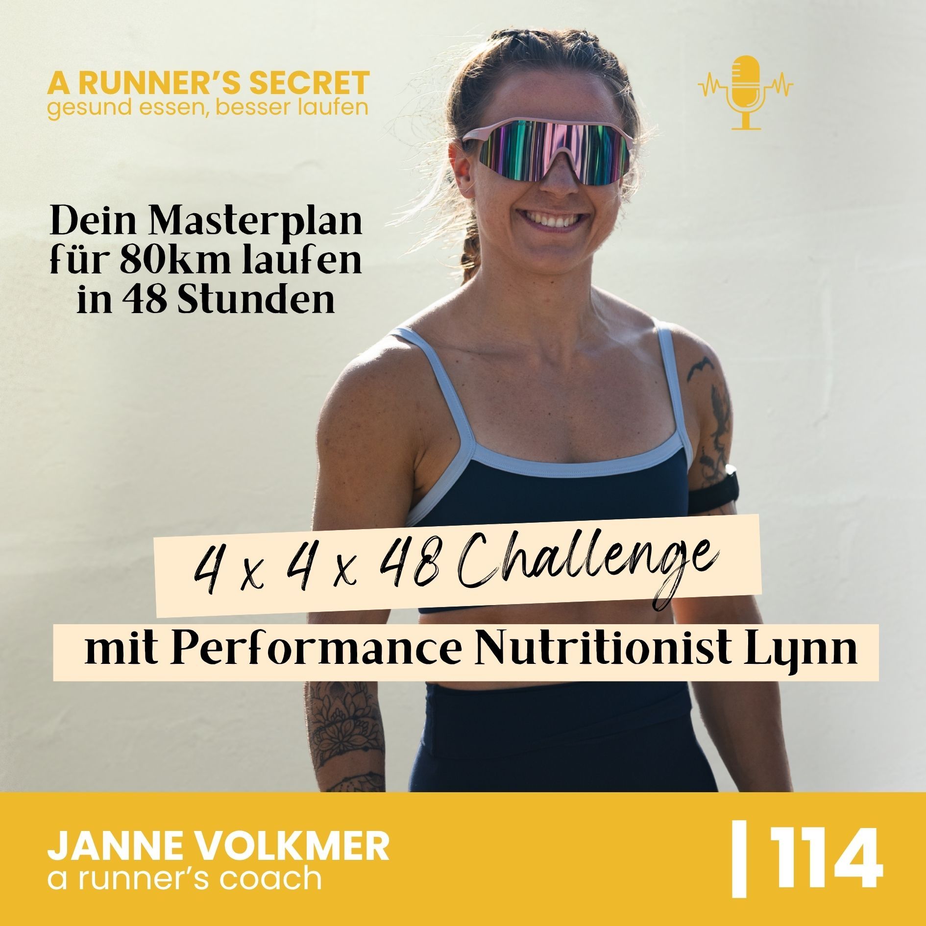 114 | 4x4x48-Challenge mit Lynn Starke: der Masterplan für 80km laufen in 48h