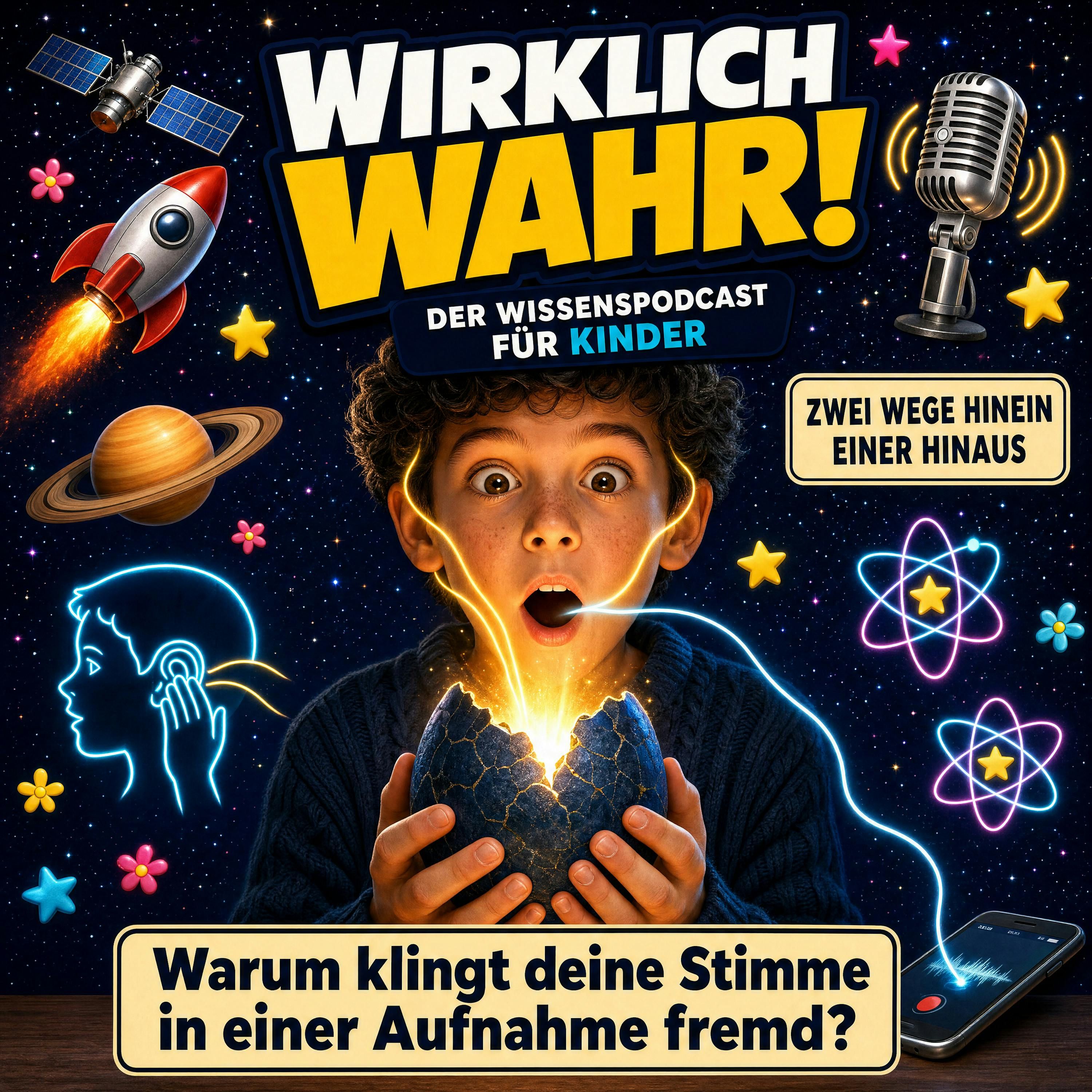 Wow! Warum klingt deine Stimme in einer Aufnahme so fremd?