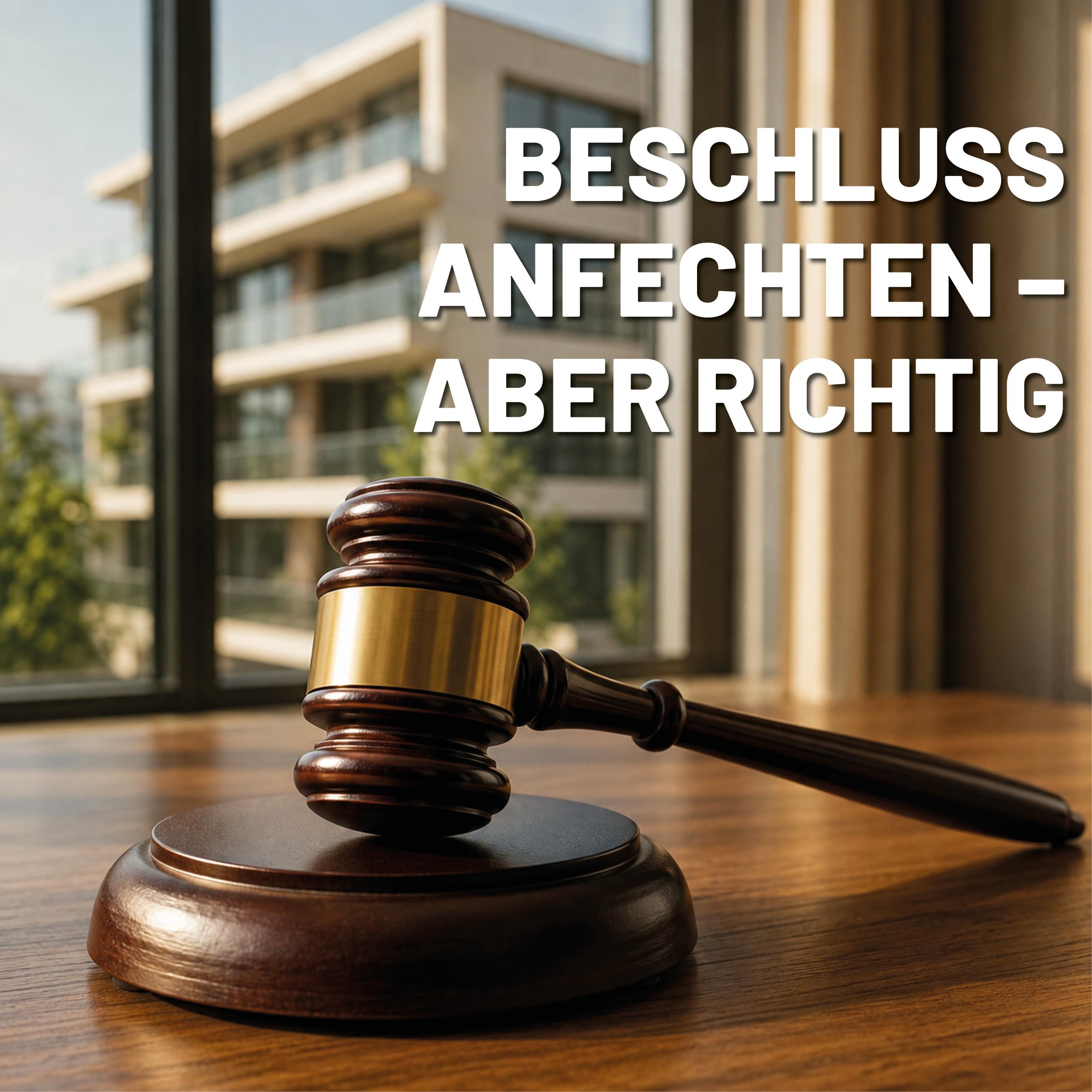 Wann und wie Sie einen Beschluss der Eigentümergemeinschaft anfechten können