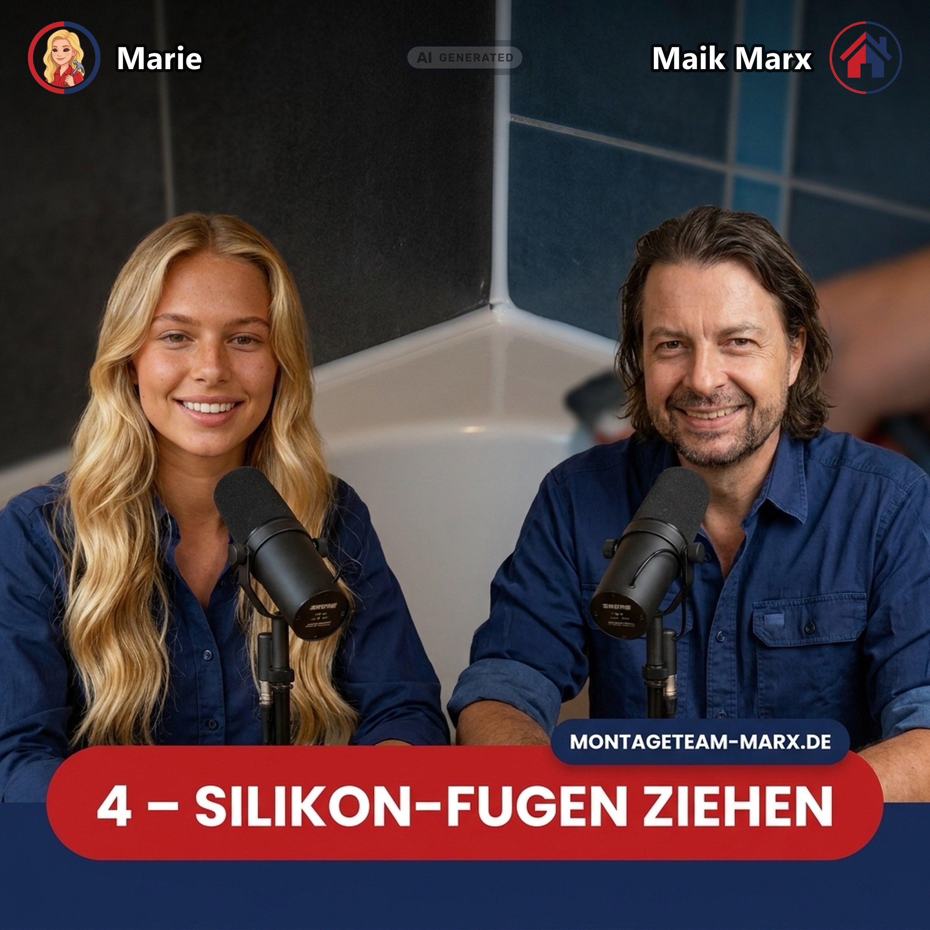 4 – Silikon-Fugen ziehen — sauber und langlebig